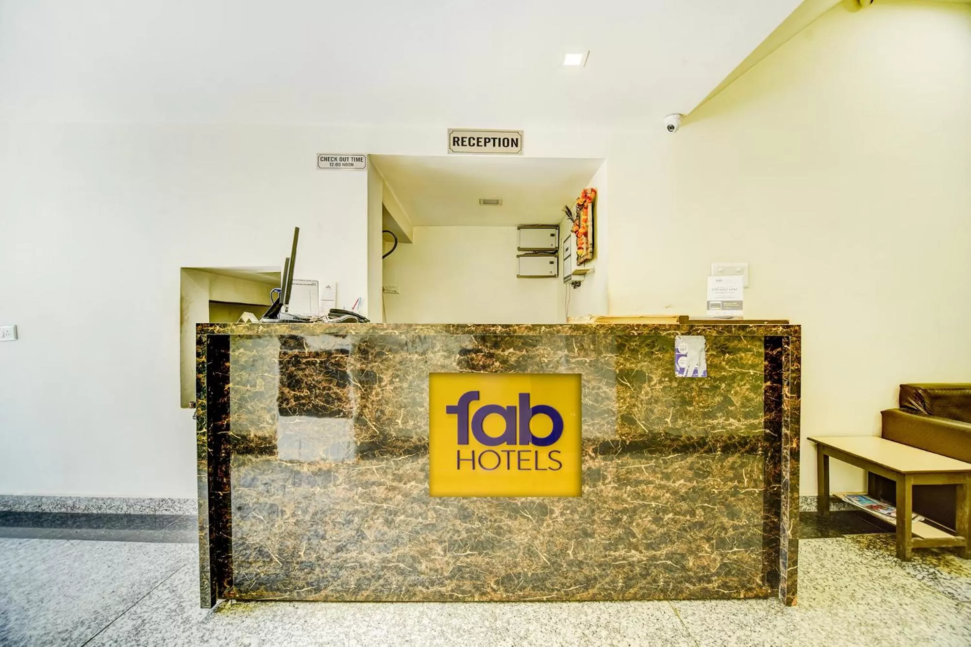 Lobby or reception in FabHotel Solitaire Inn Tilak Nagar