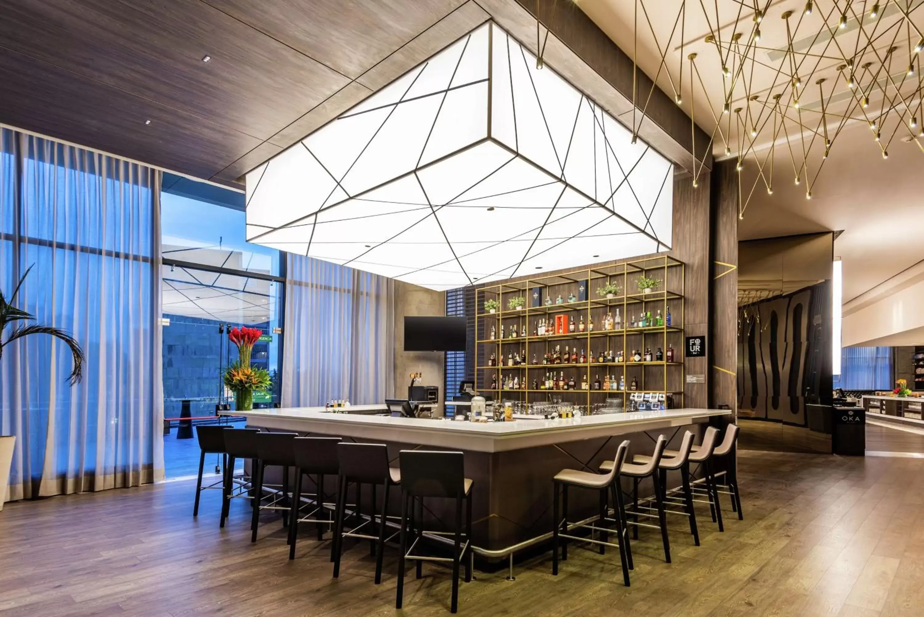 Lounge or bar in Hilton Bogota Corferias