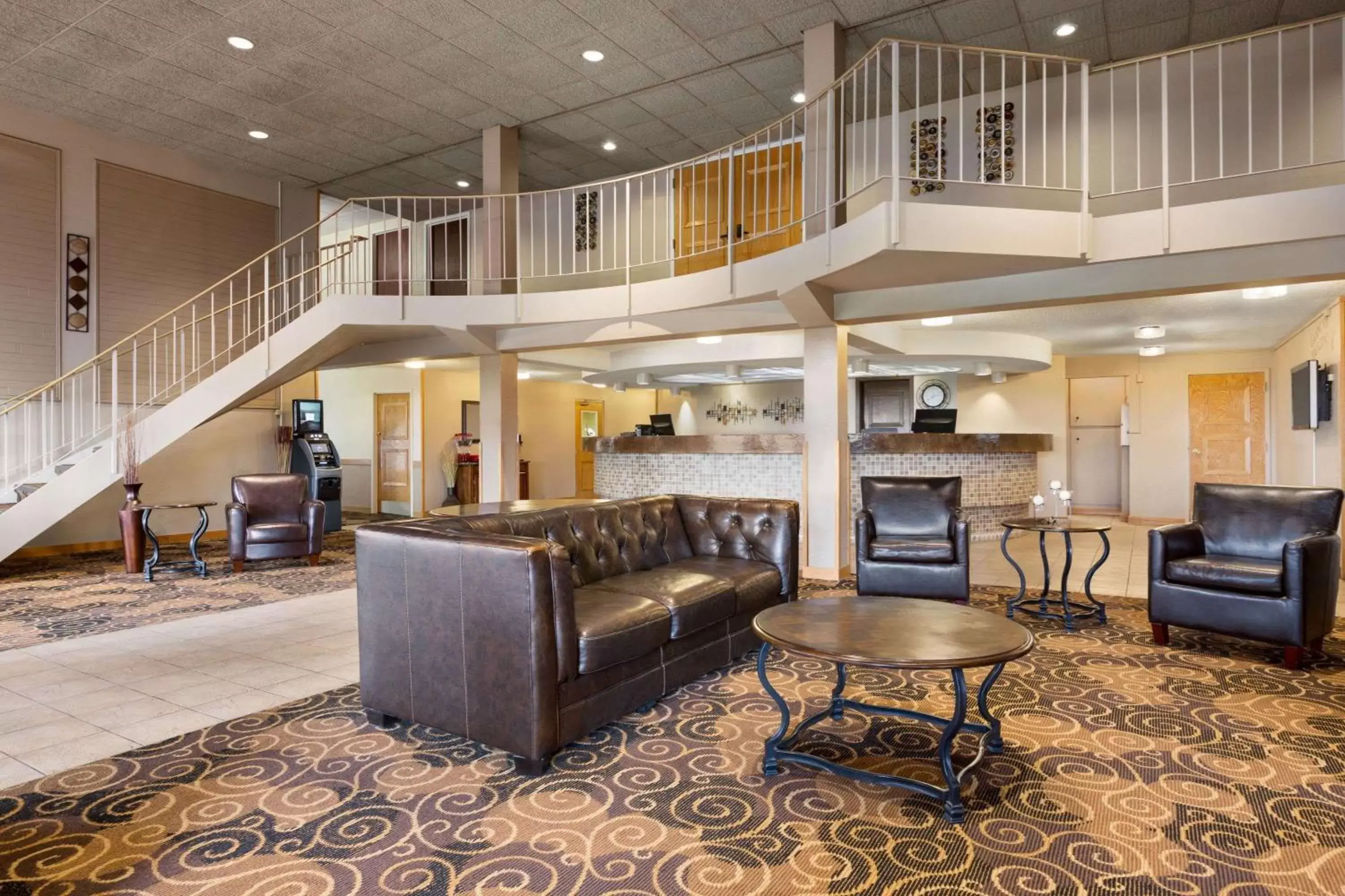 Lobby or reception in Ramada by Wyndham Bismarck Lobby or reception in Ramada by Wyndham Bismarck