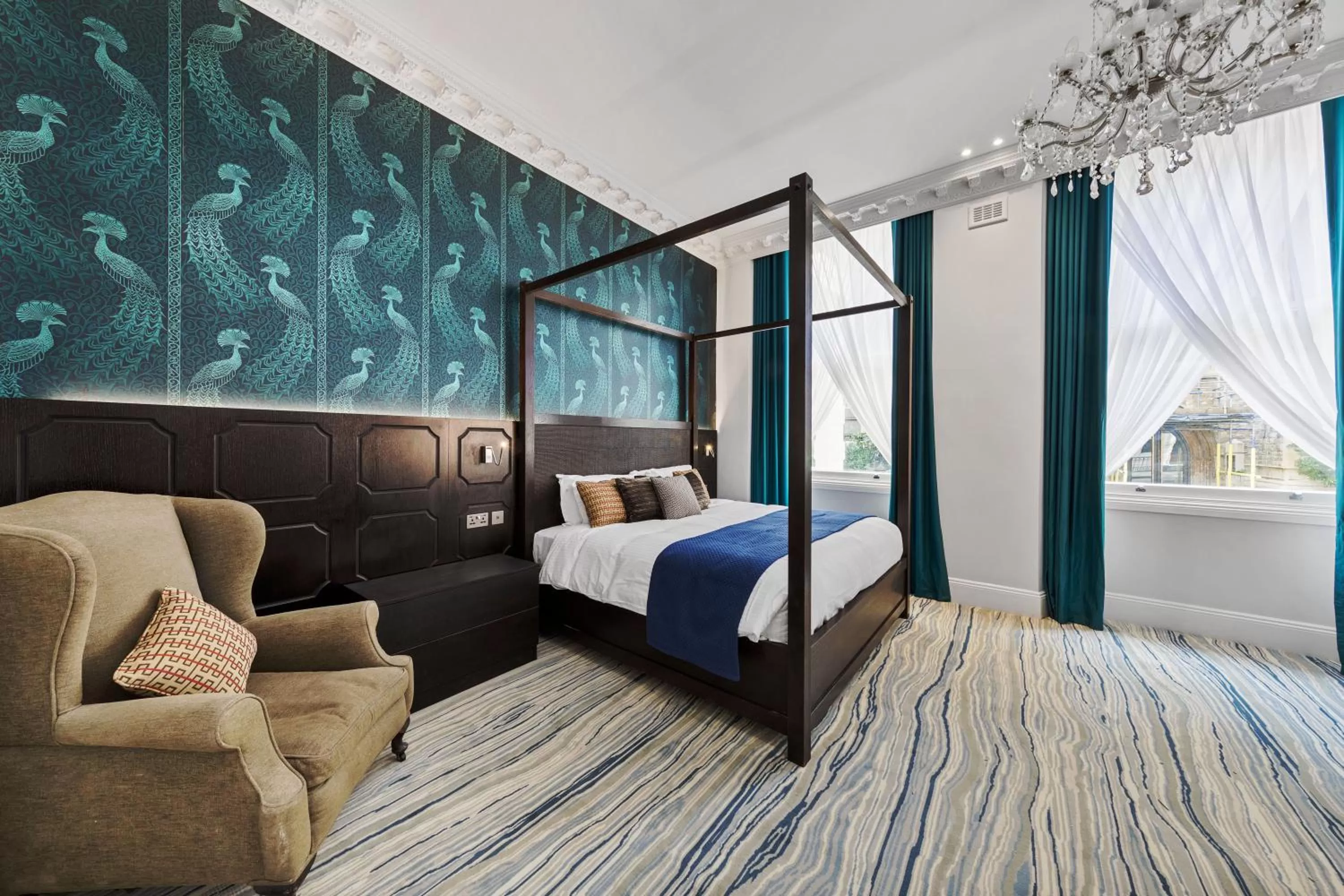 Bed in Commodore Hotel