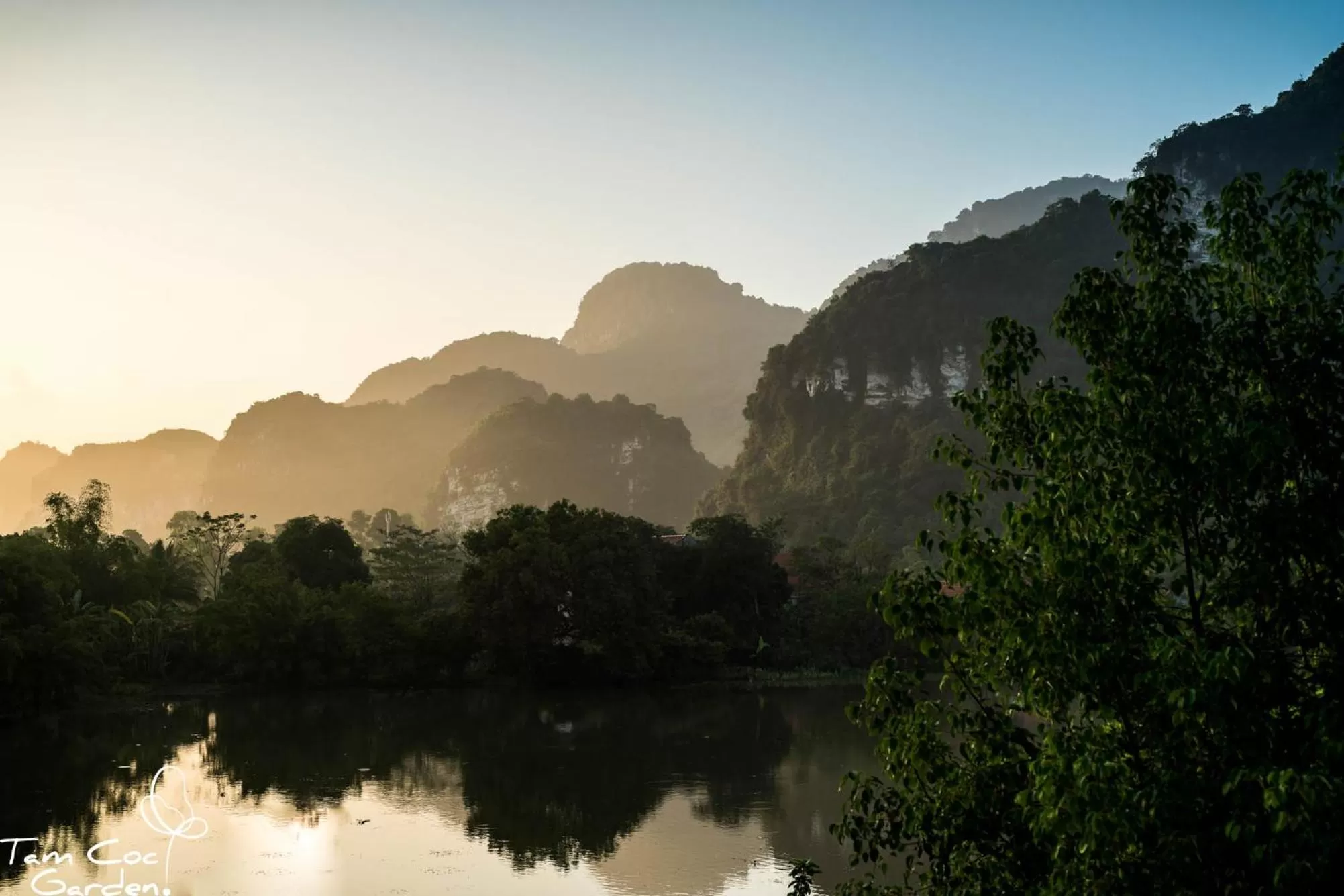 Natural landscape in Tam Coc Garden Resort
