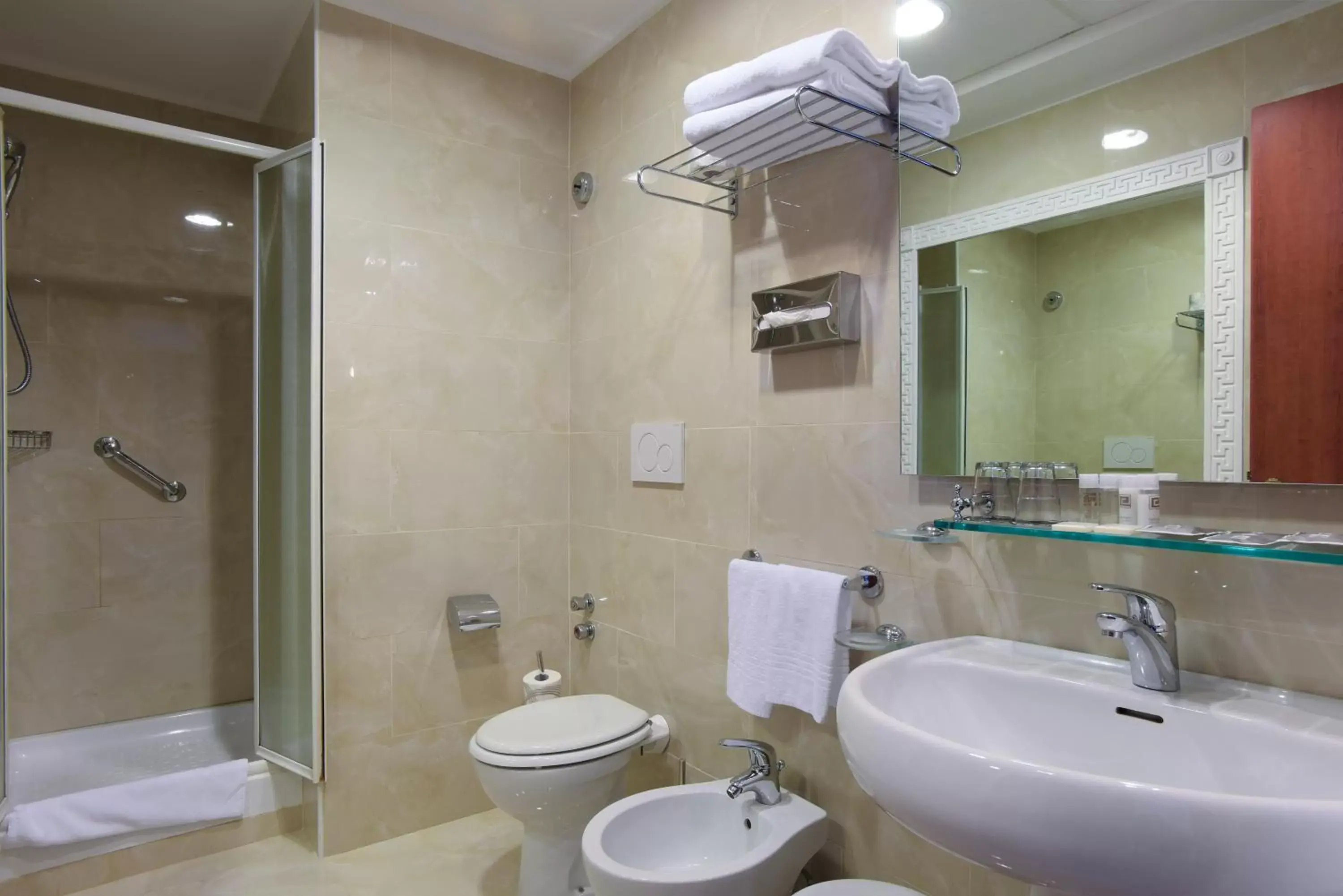 Bathroom in Grand Hotel Tiberio