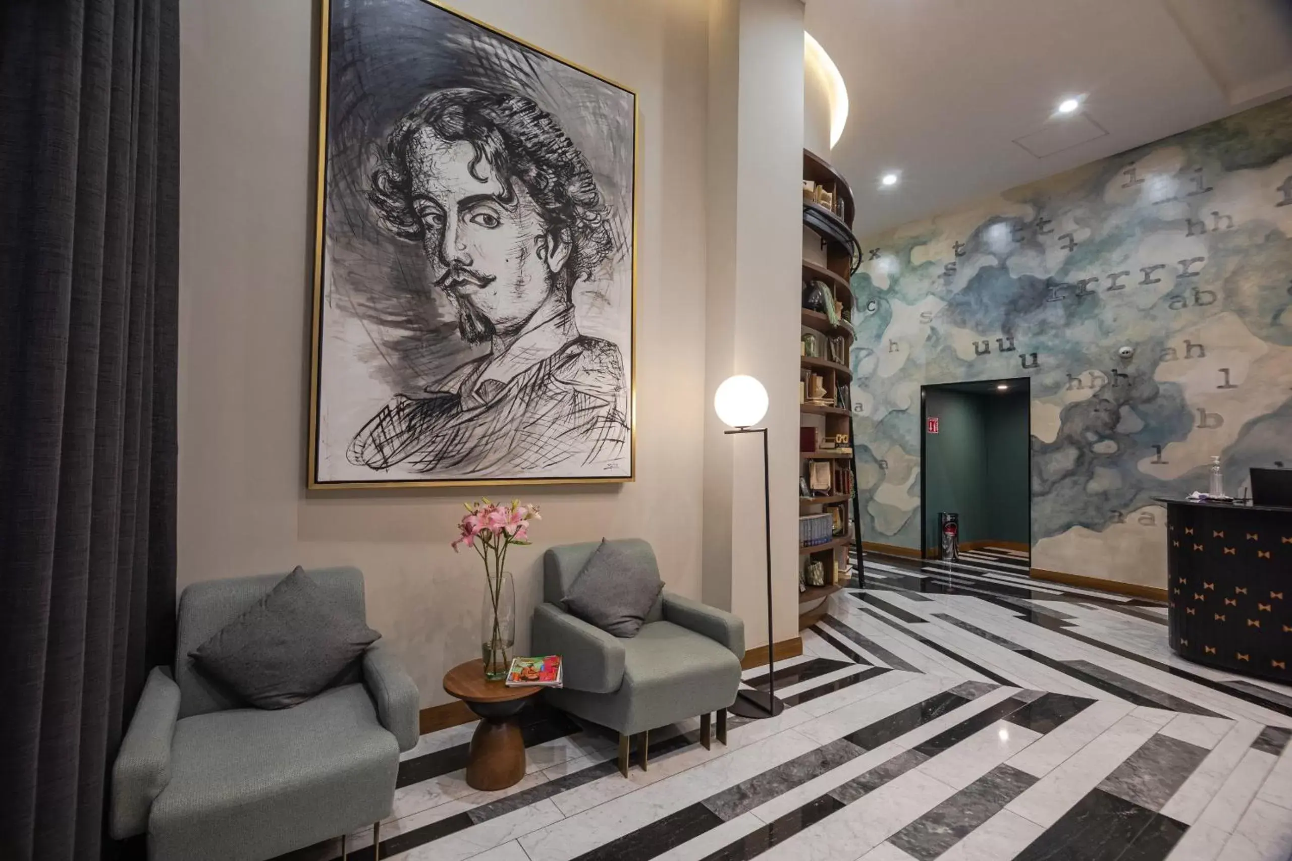 Lobby or reception in Becquer Hotel Guadalajara Lobby or reception in Becquer Hotel Guadalajara