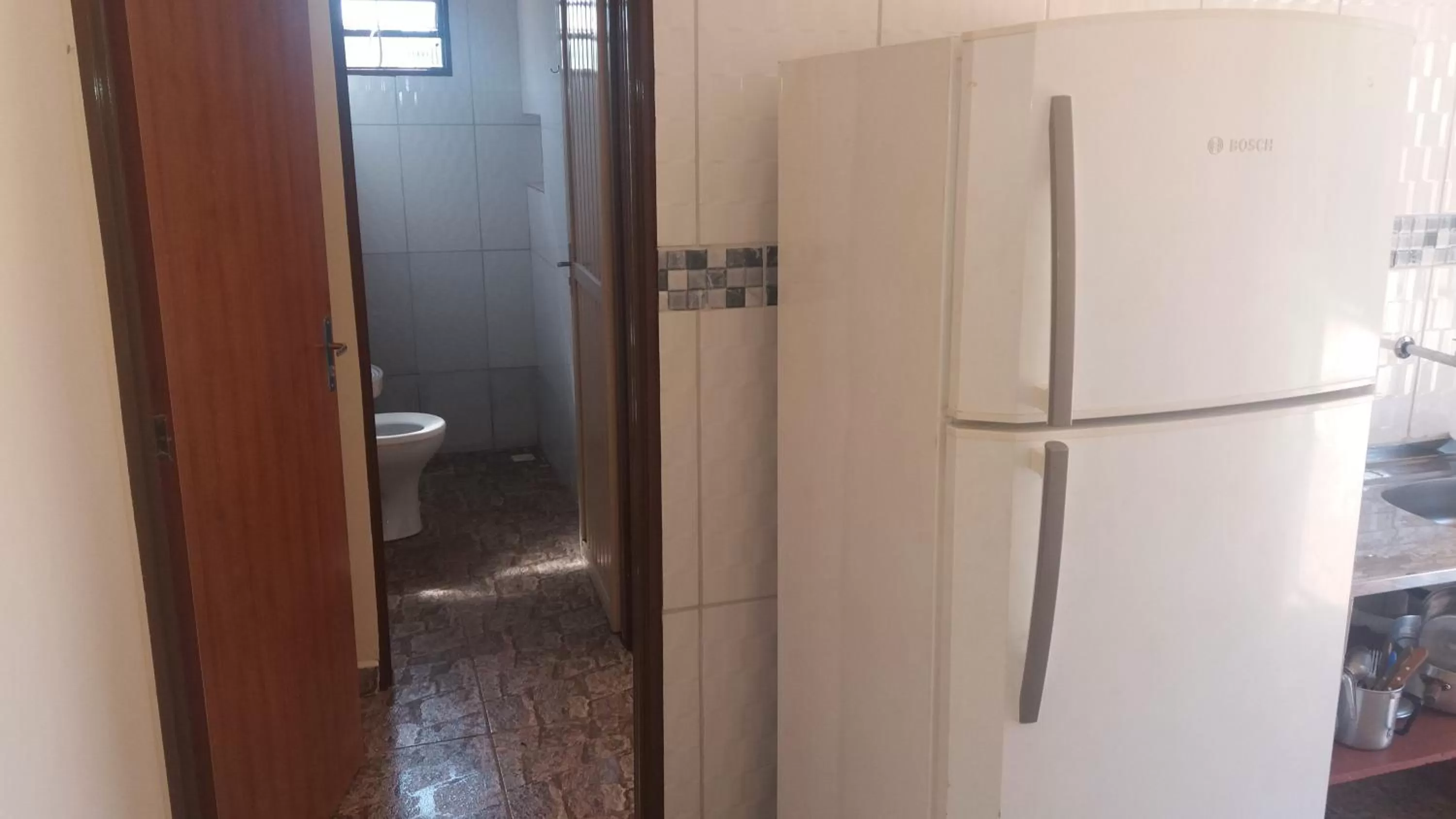 Bathroom in ApartHotel Família Meireles