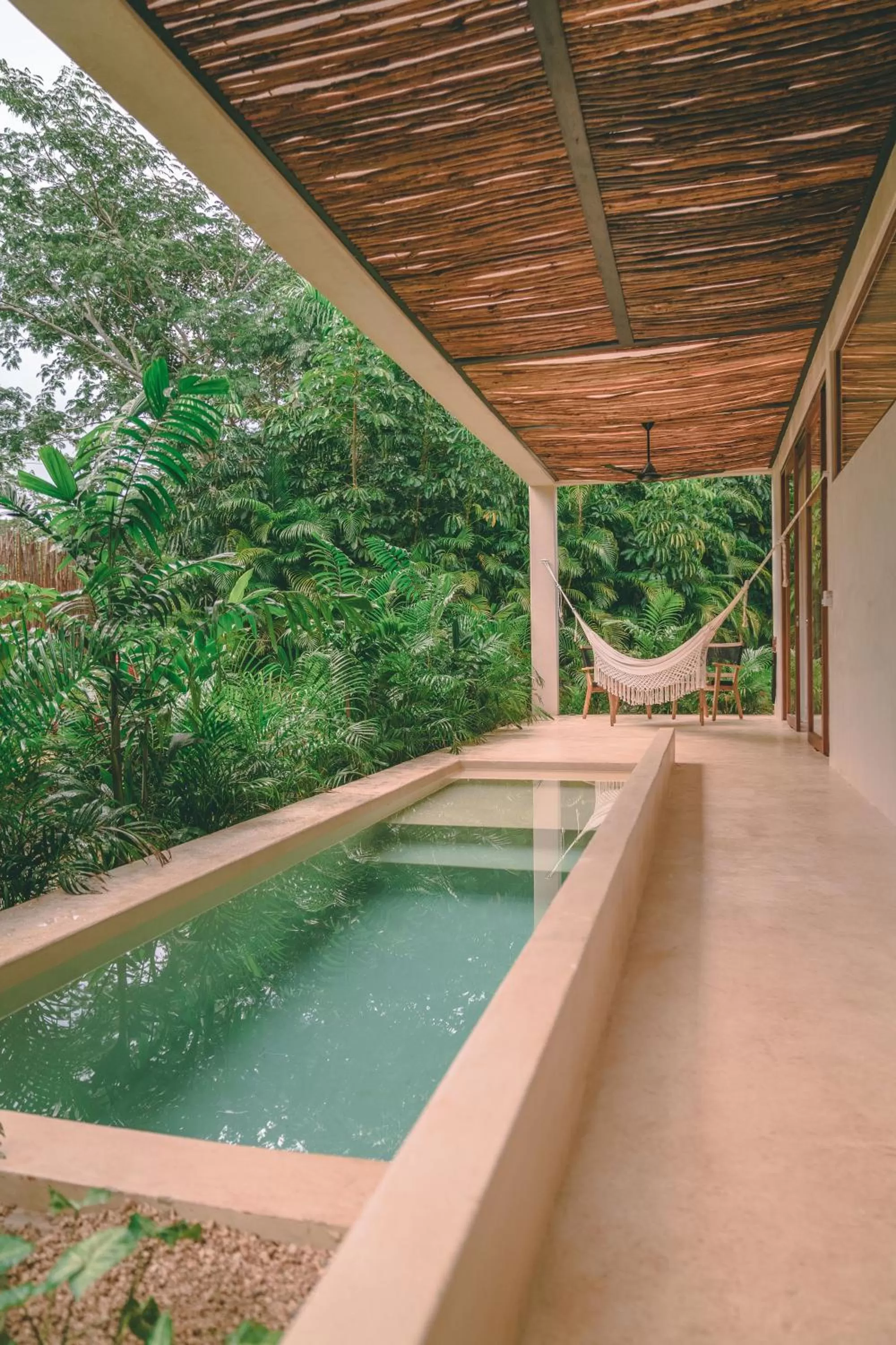 Swimming pool in Destino Mío Mayan Jungle Retreat