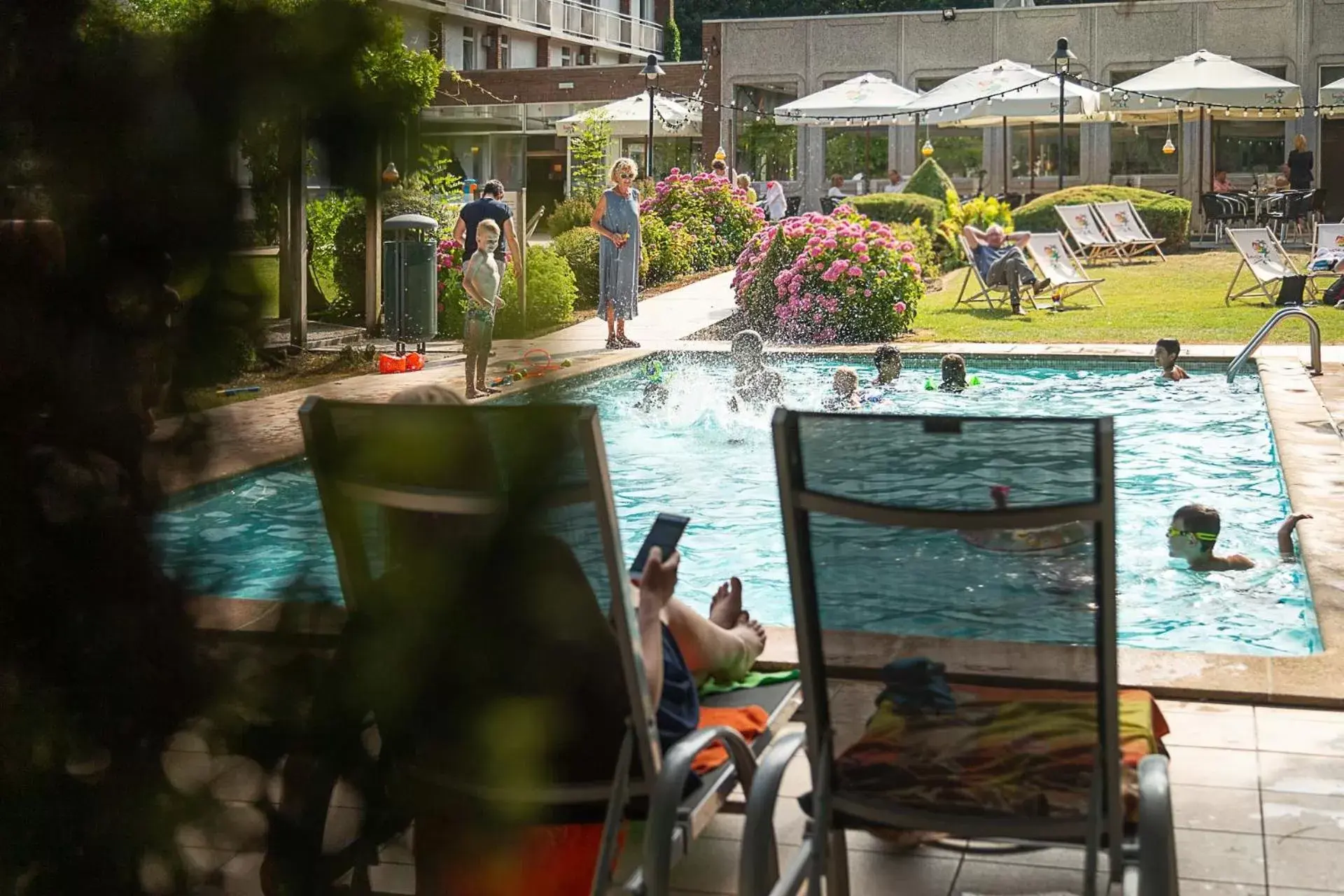 Swimming pool in Green Park Hotel Brugge
