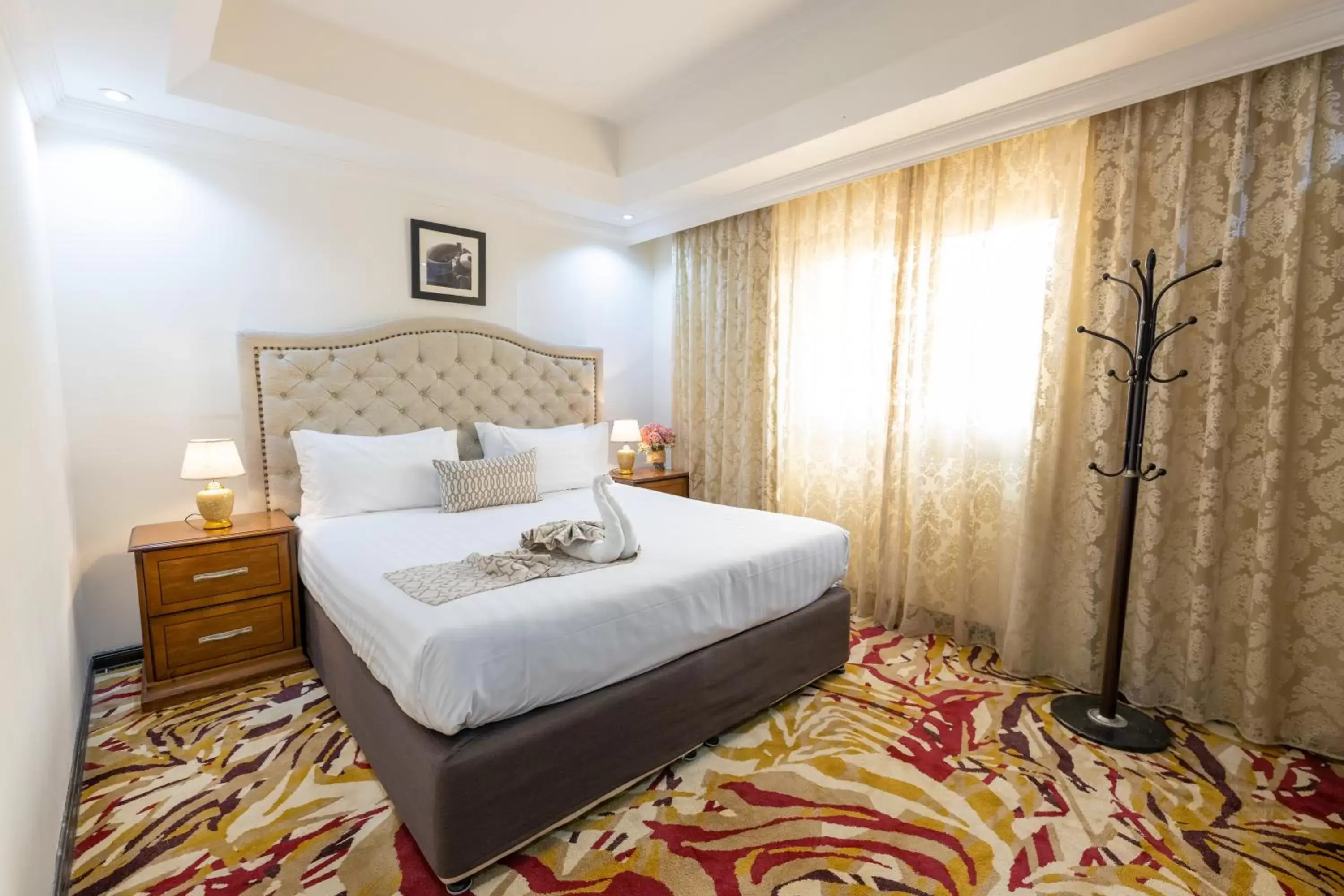 Bedroom, Bed in Ewan Ajman Suites Hotel
