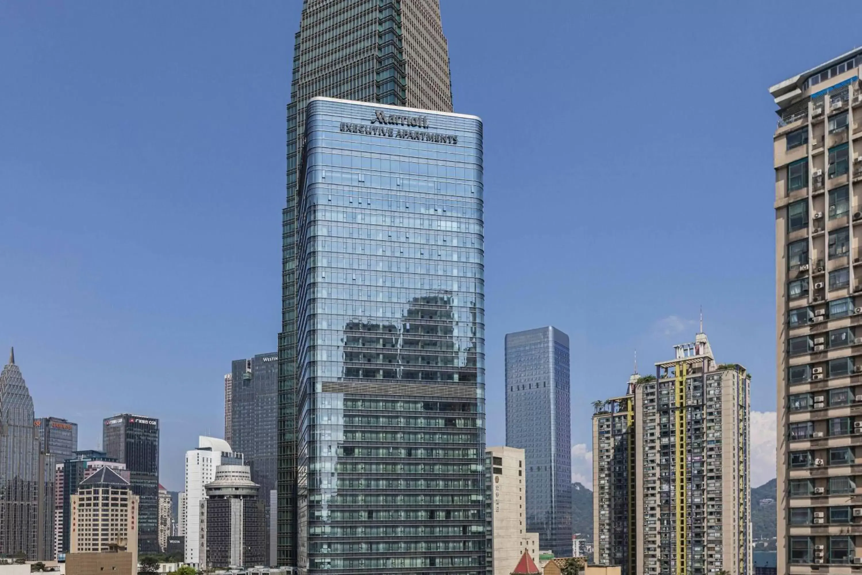 Property building in Marriott Executive Apartments Chongqing