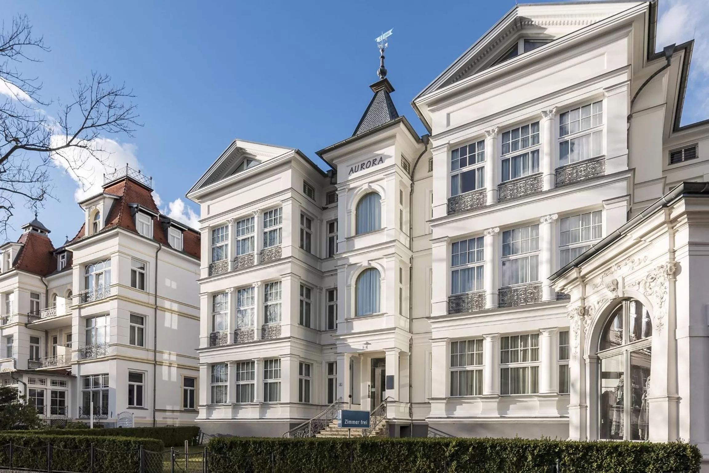 Property building in SEETELHOTEL Villa Esplanade mit Aurora die zwei Villen als Rückzugsorte mit Stil, Genuss und Geschichte