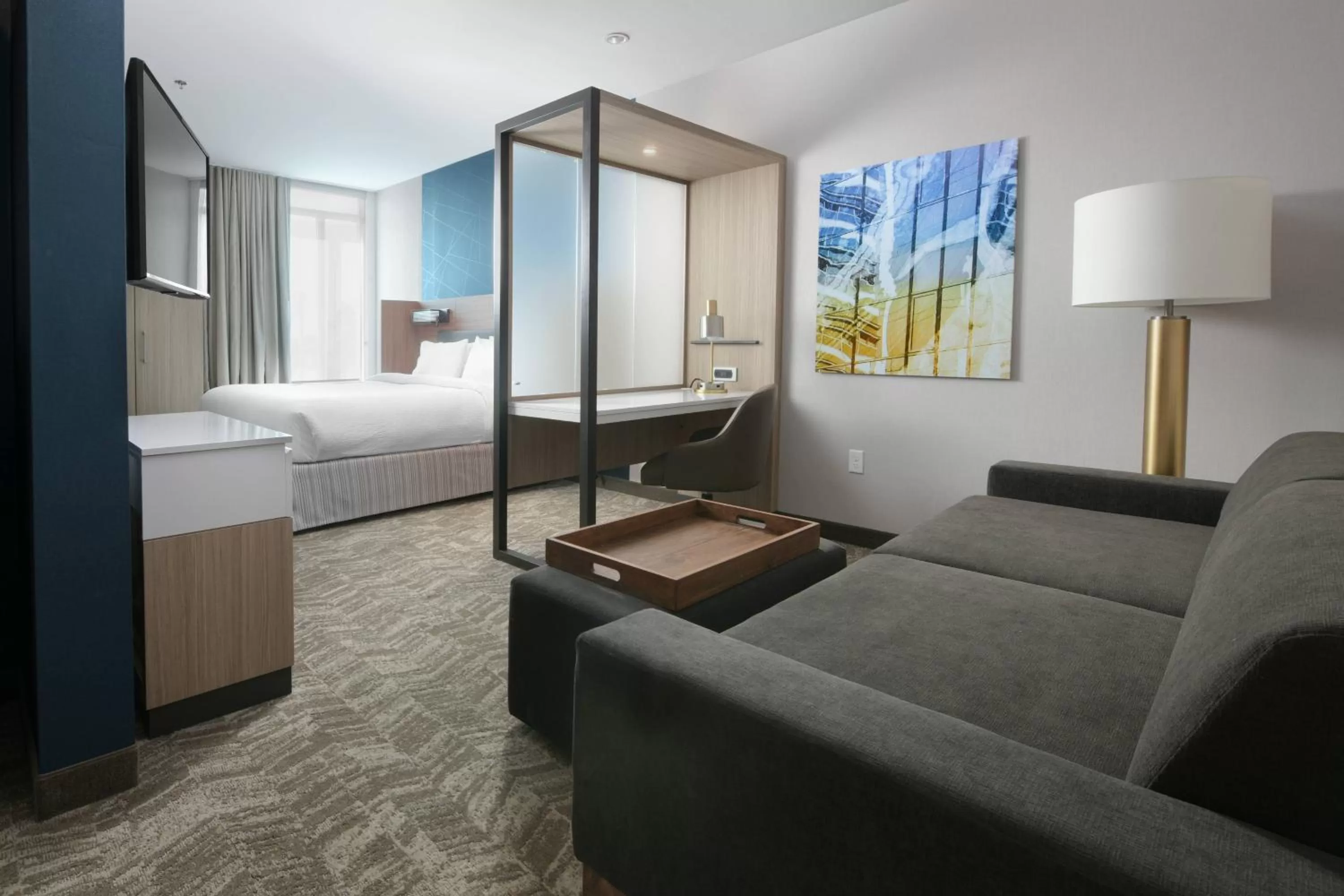 Photo of the whole room, Bed in SpringHill Suites by Marriott Texas City
