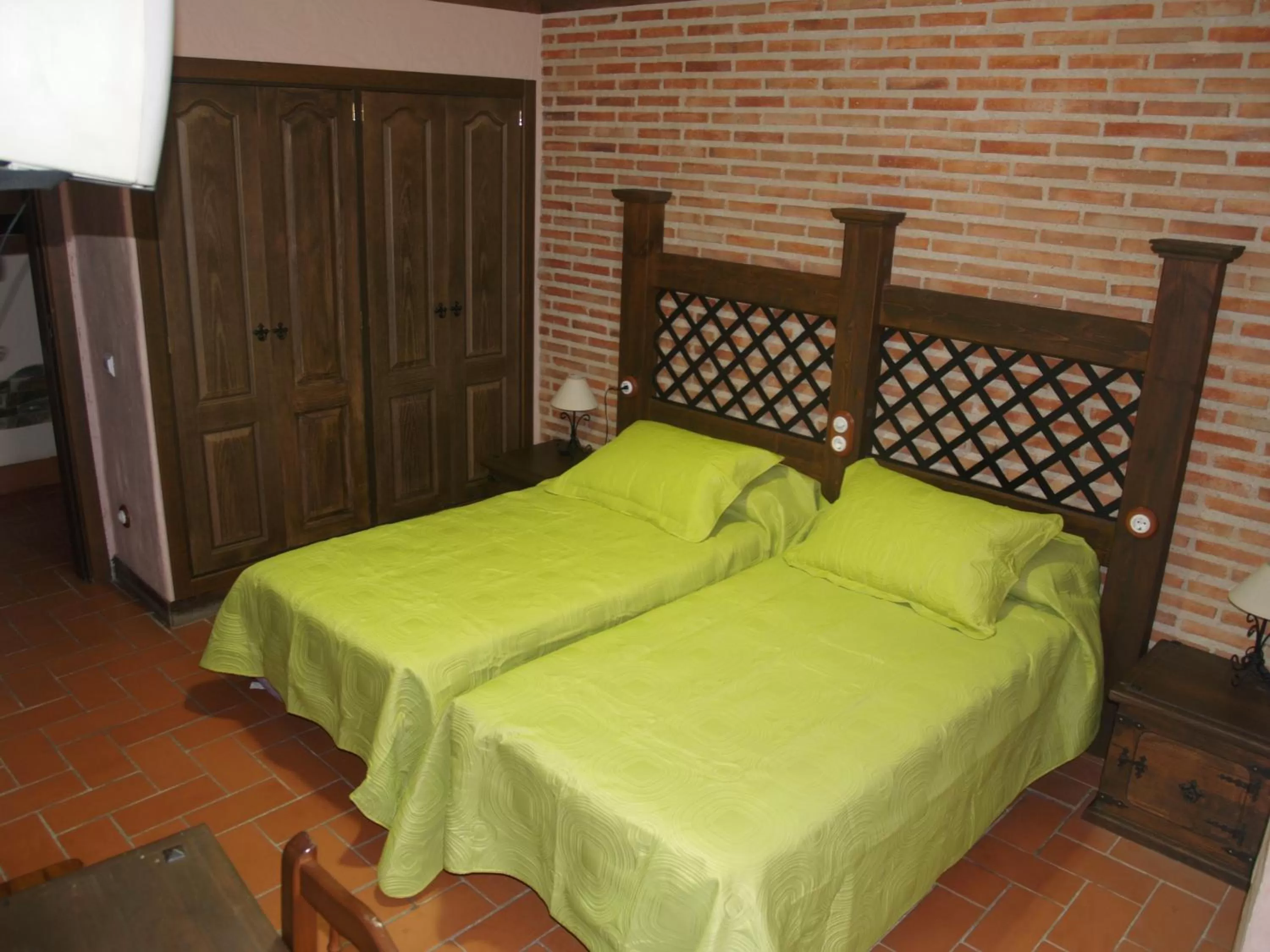 Bed in Hotel Rural El Rocal