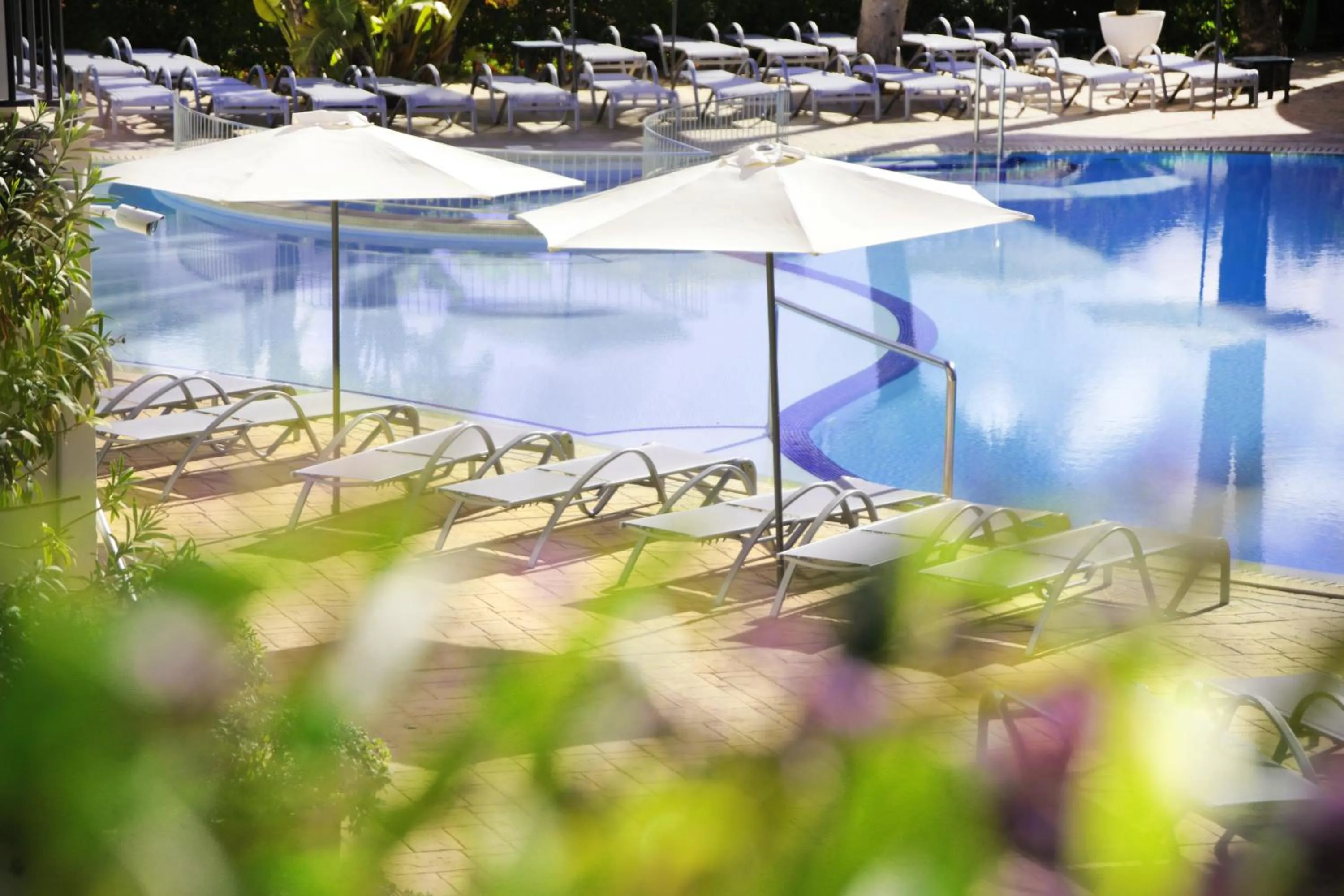 Pool view in Hotel La Pergola Mallorca
