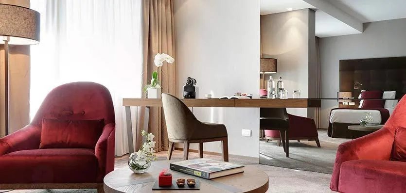 Living room in Grand Hotel Campione