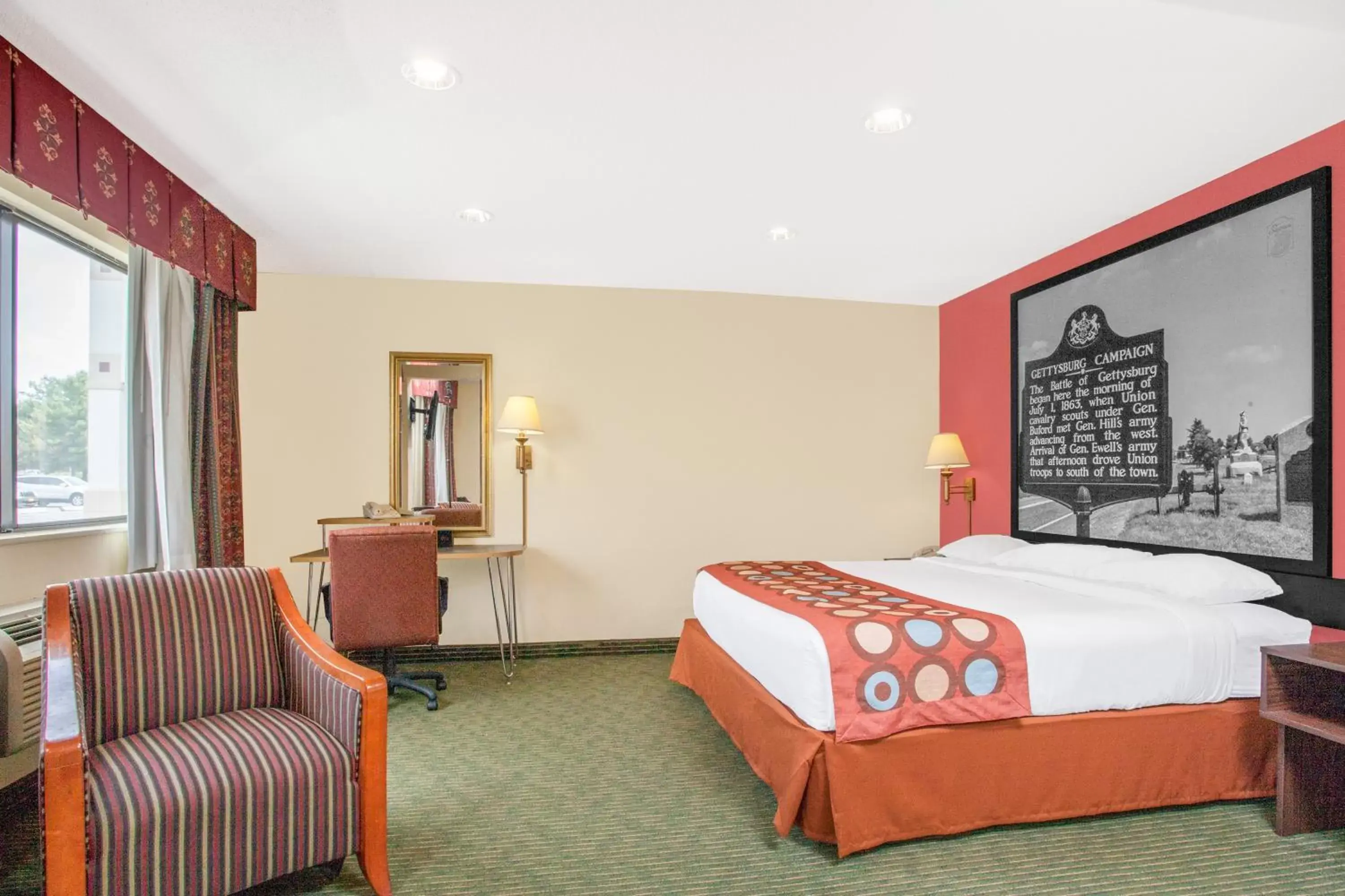 Bedroom in Super 8 by Wyndham Gettysburg