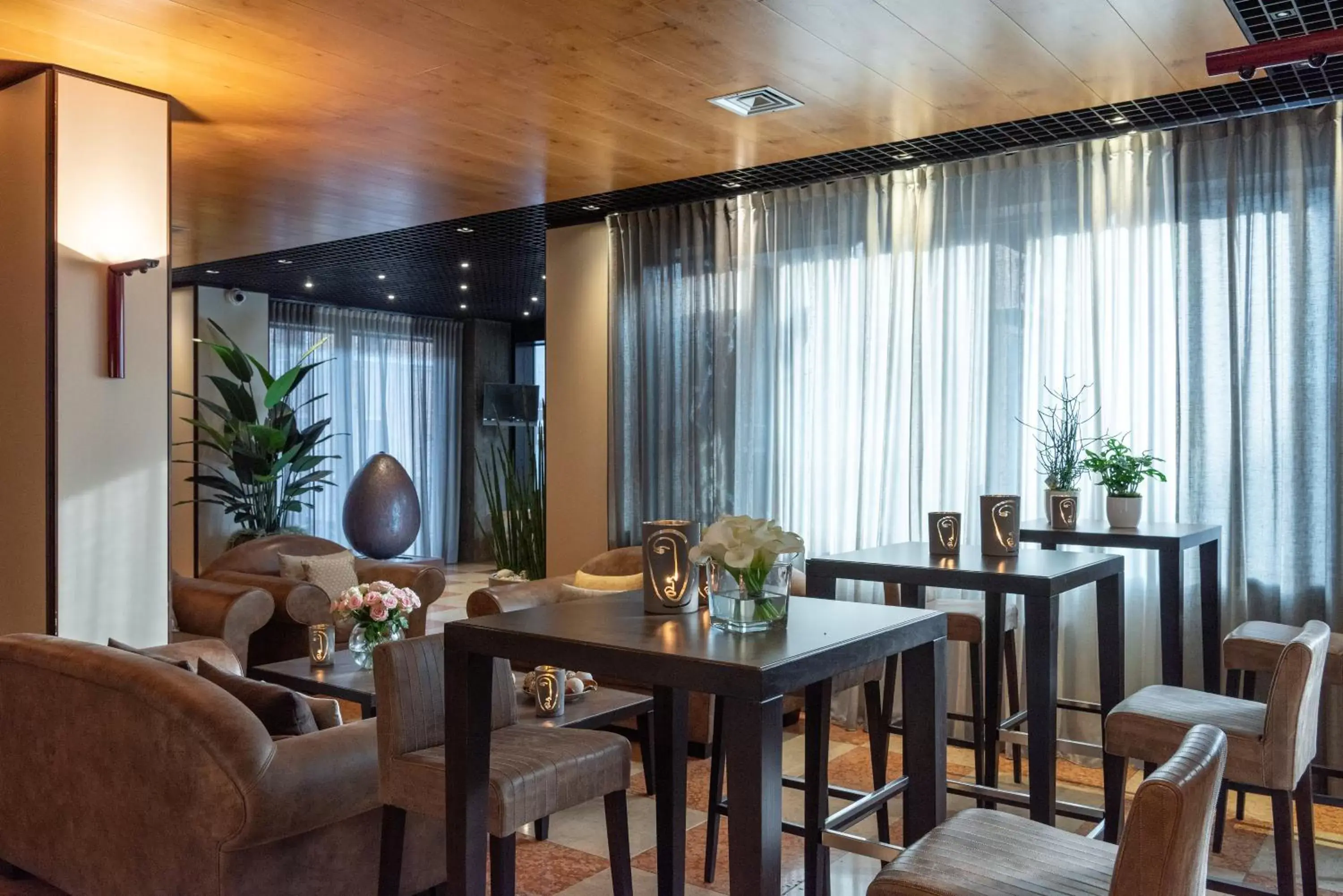 Lounge or bar, Restaurant/Places to Eat in Hotel Leopardi