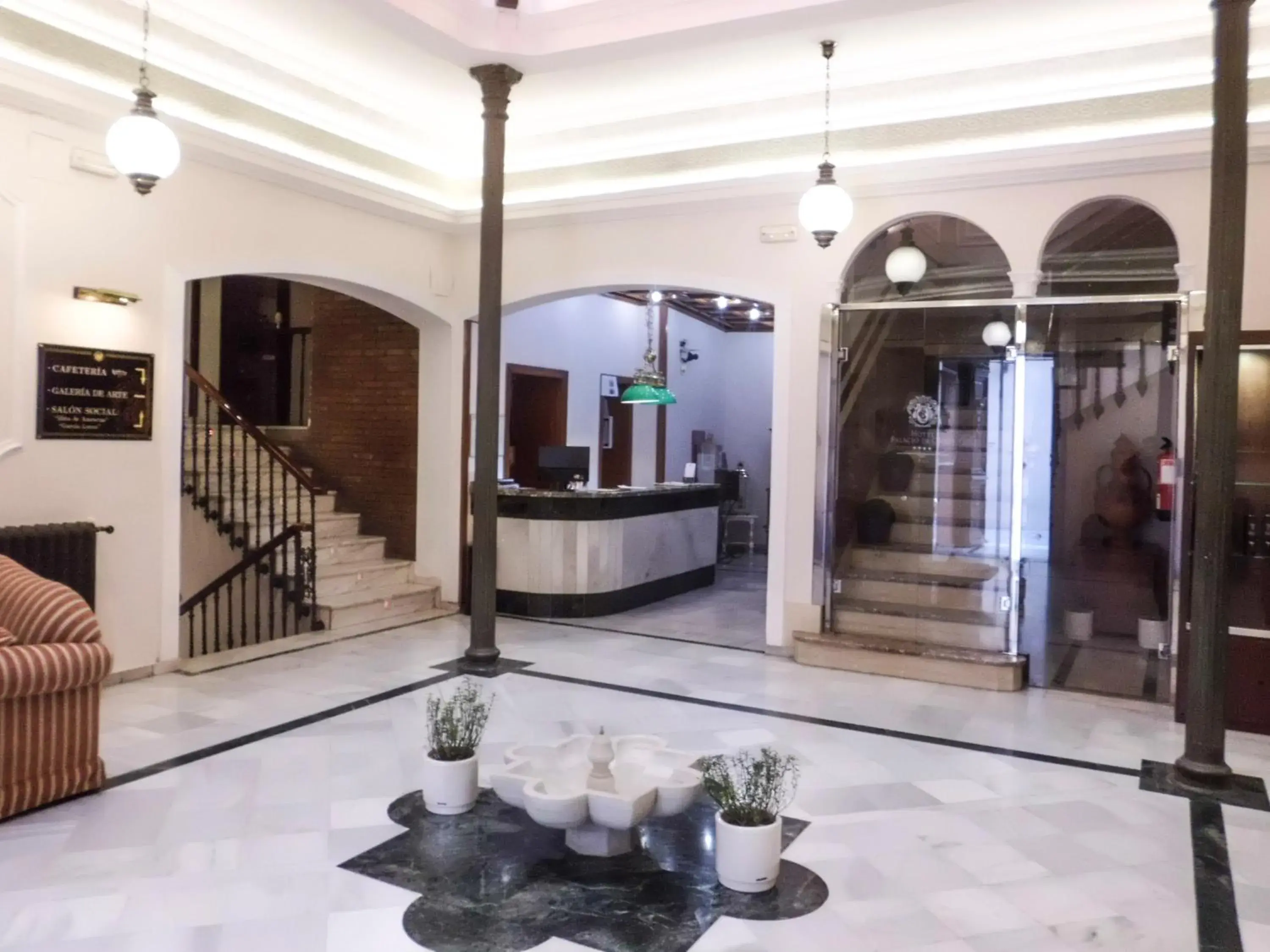 Lobby or reception in Hotel Palacio de Oñate