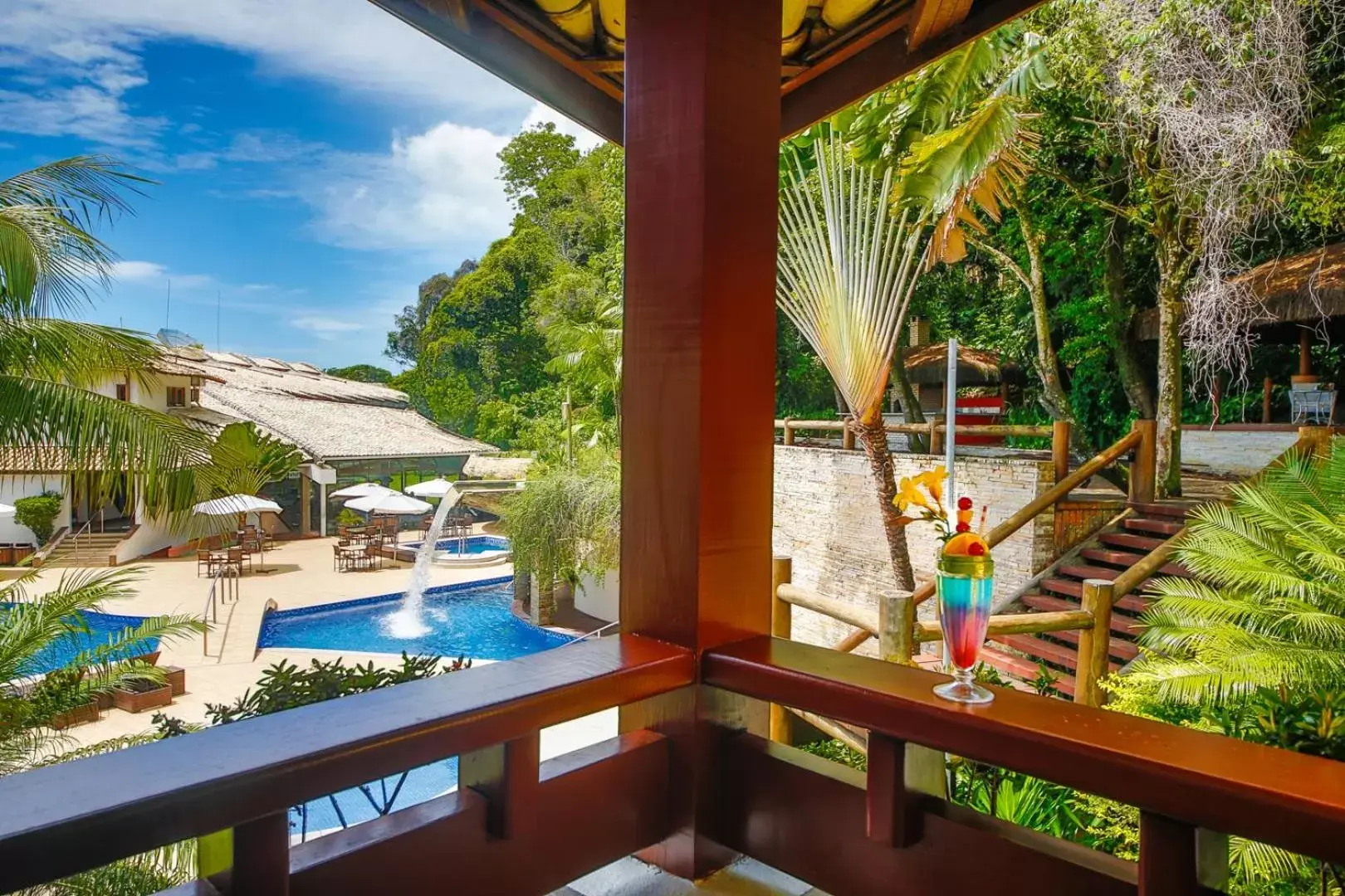 Balcony/Terrace, Pool View in Best Western Shalimar Praia Hotel