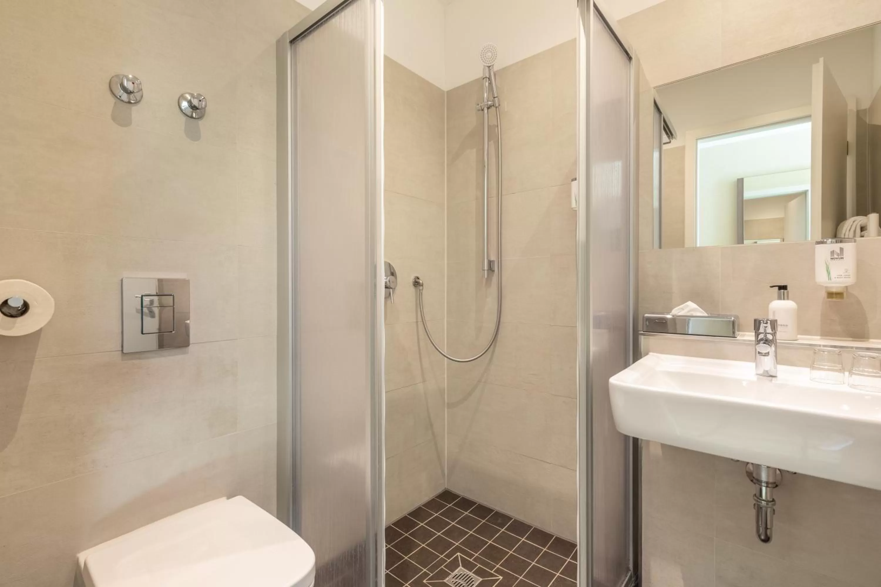 Toilet in Hotel Aldea Berlin