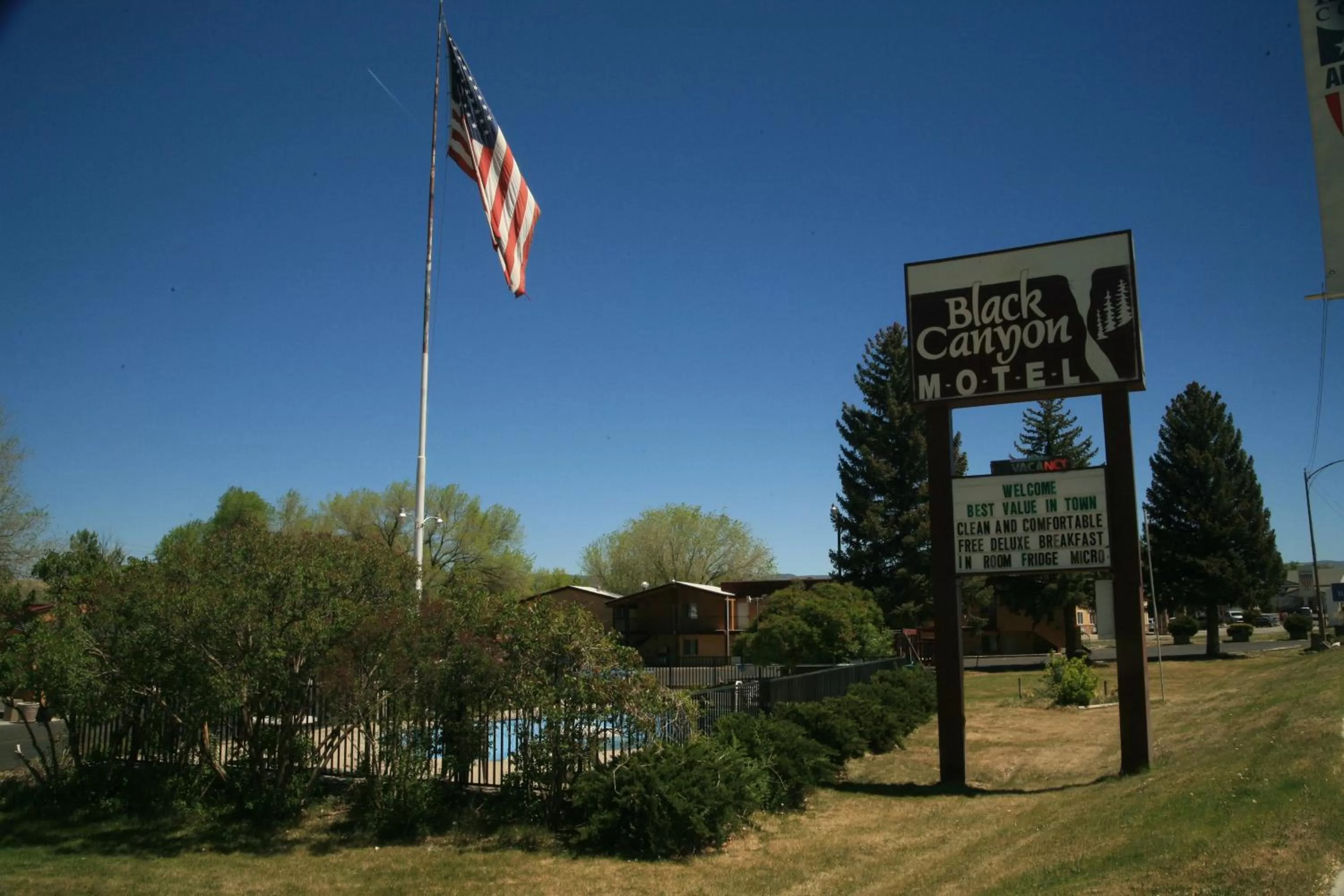 Property building in Black Canyon Motel