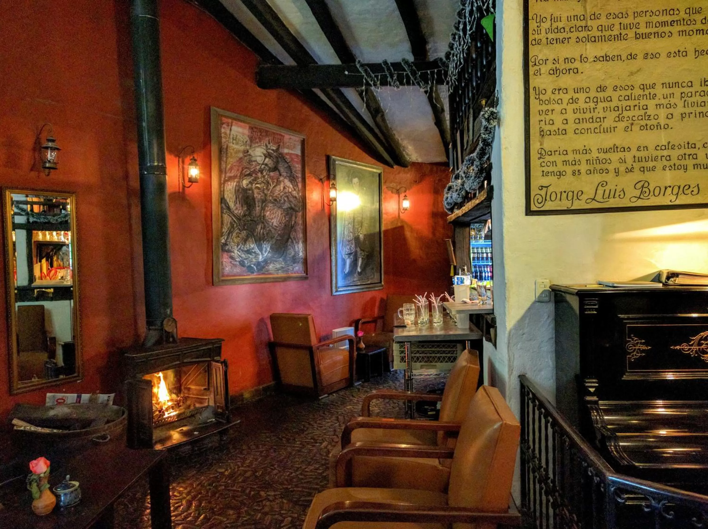 Lounge or bar in Posada Cafe La Huerta