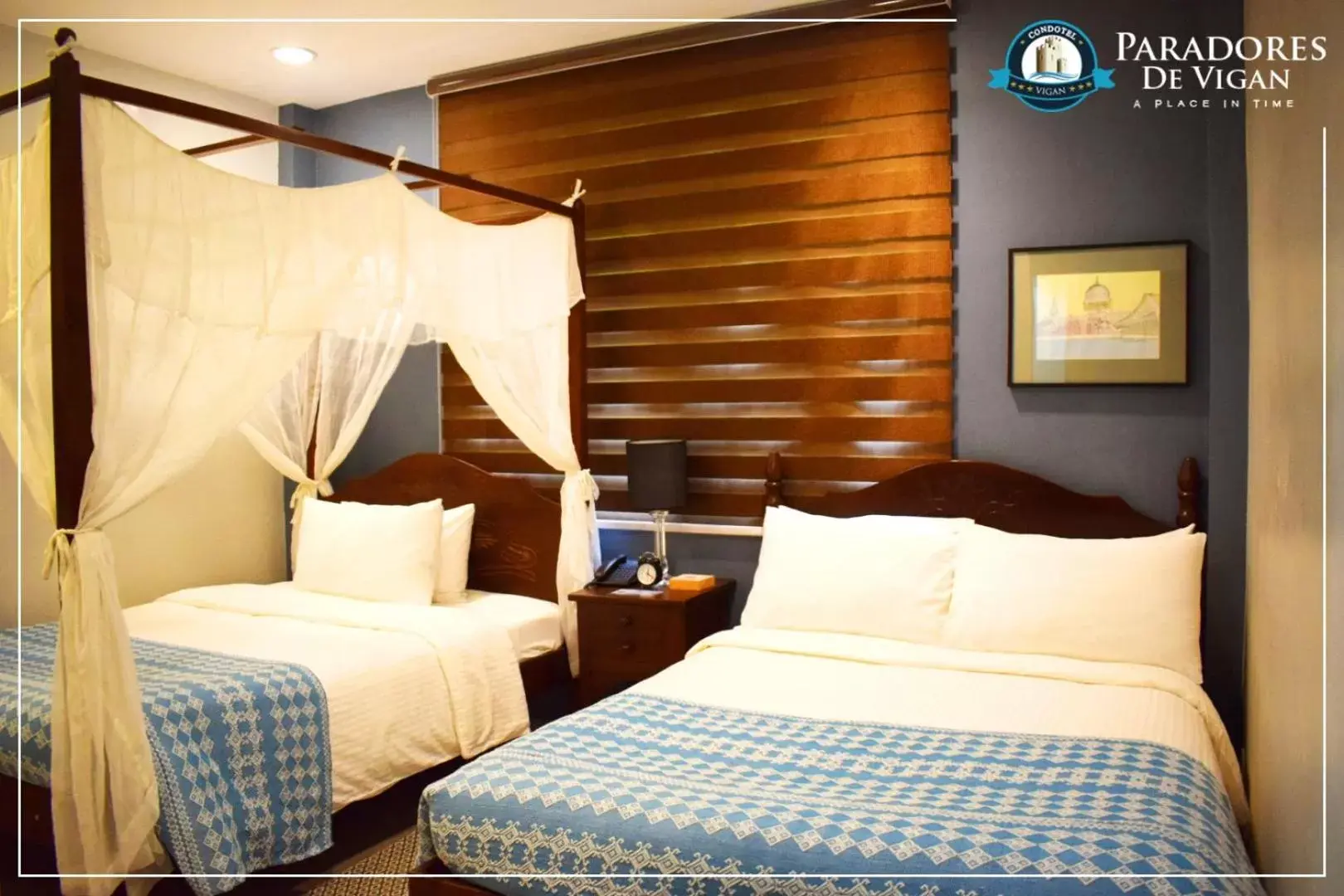 Bed in Paradores de Vigan Bed in Paradores de Vigan