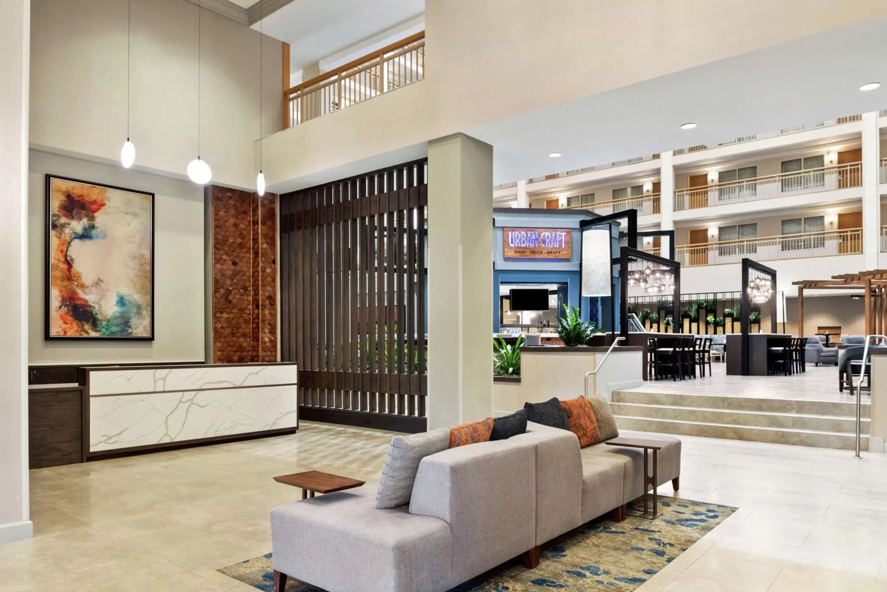 Lobby or reception, Lobby/Reception in Embassy Suites by Hilton Columbus Dublin