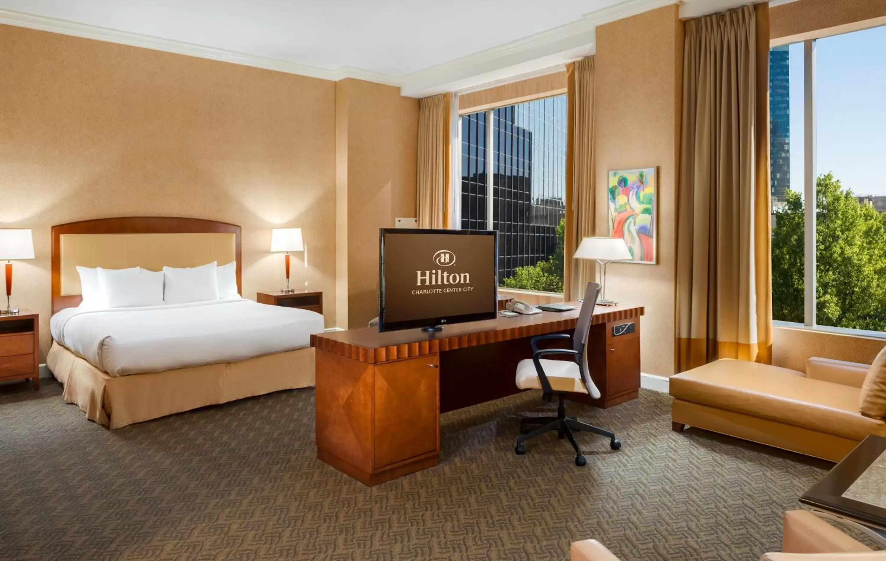 Bedroom in Hilton Charlotte Uptown