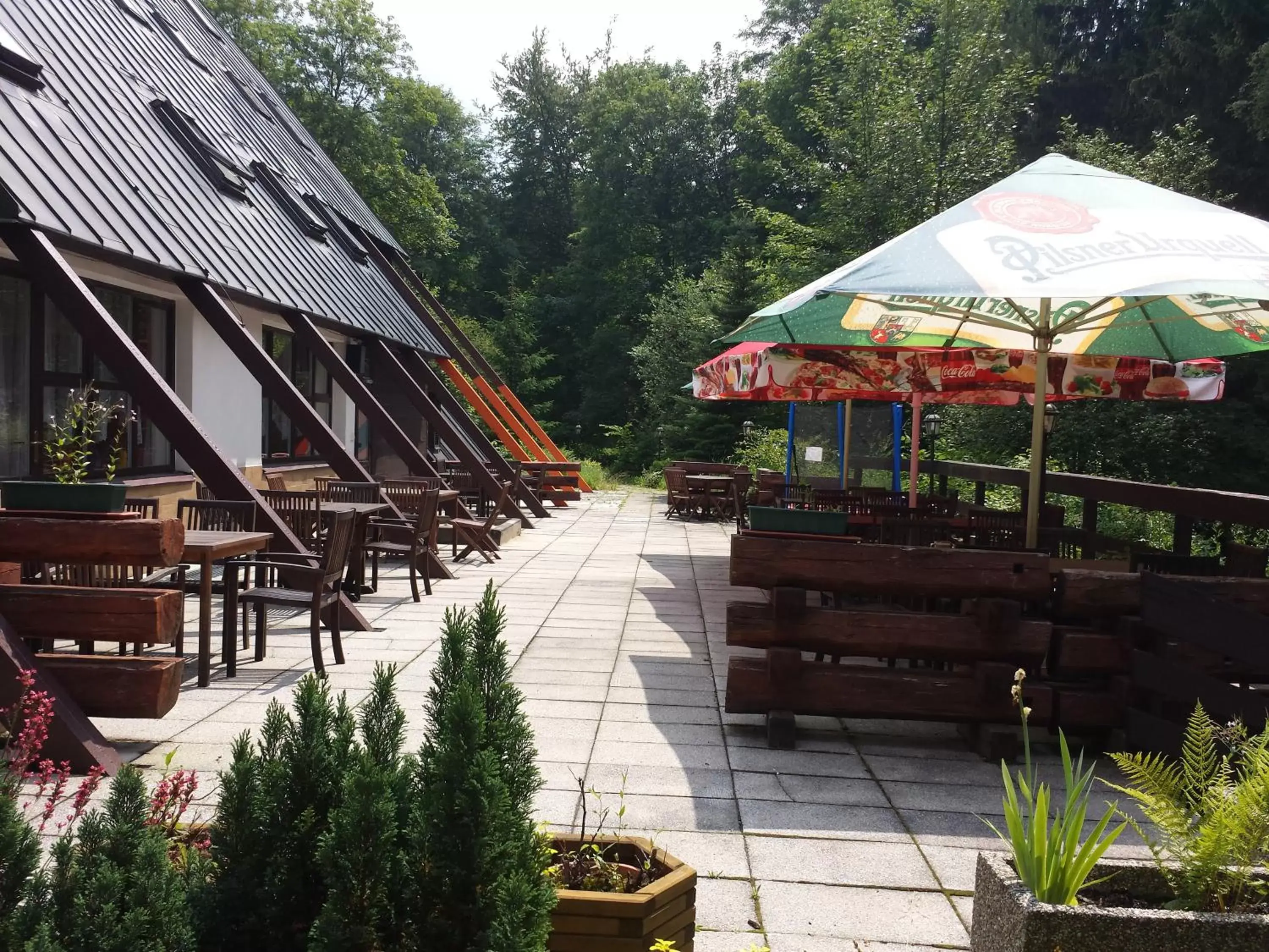 Balcony/Terrace in Wellness hotel Harrachovka