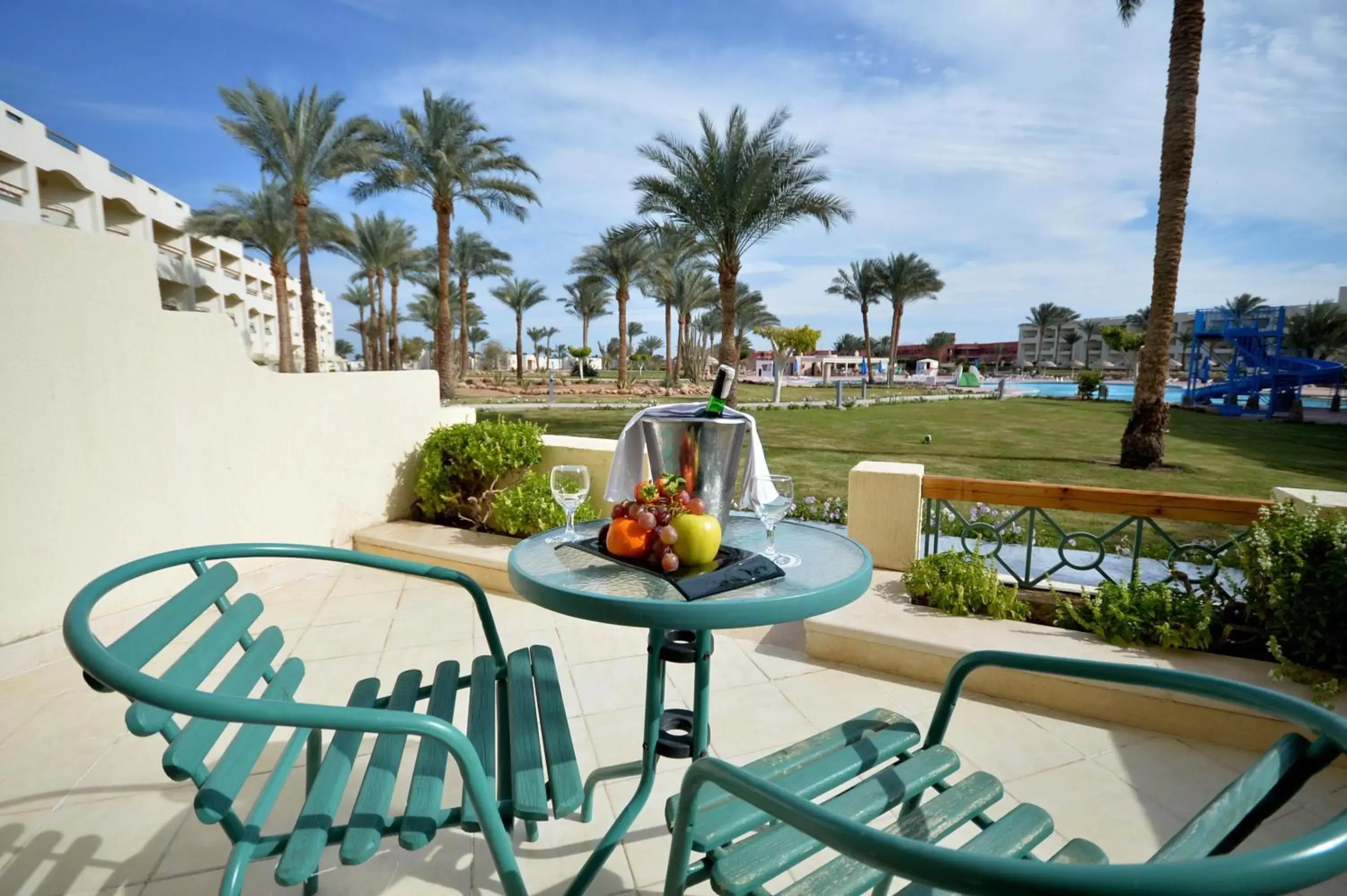 Balcony/Terrace in Aurora Oriental Resort Sharm El Sheikh