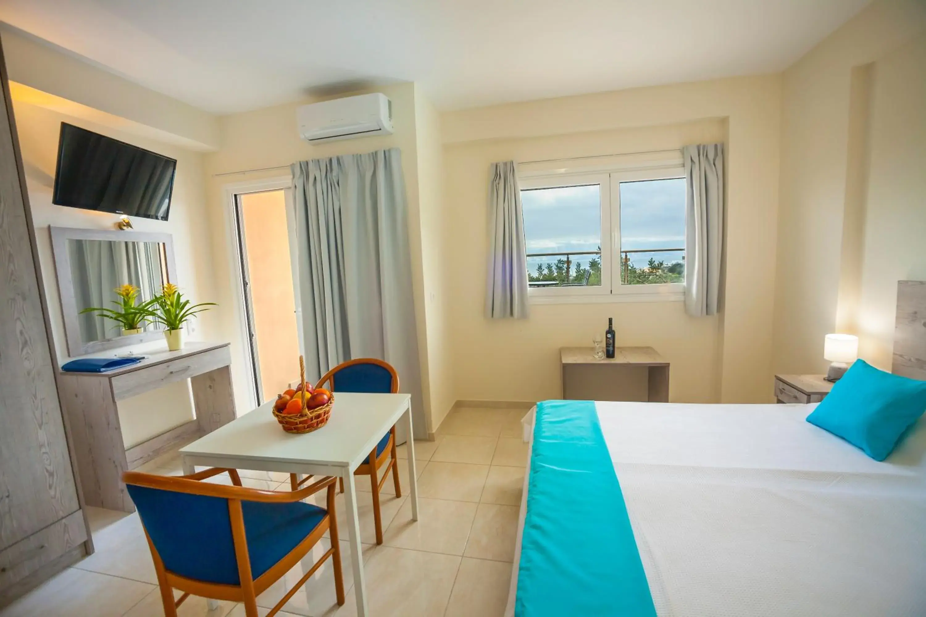 Bedroom in Elounda Water Park Residence Hotel