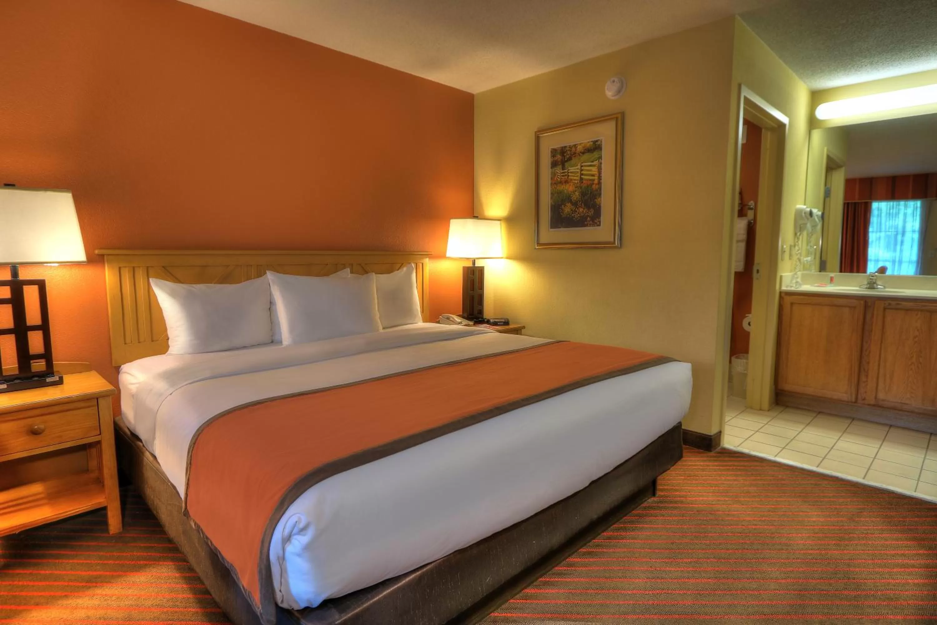 Bed in Econo Lodge Pigeon Forge Riverside