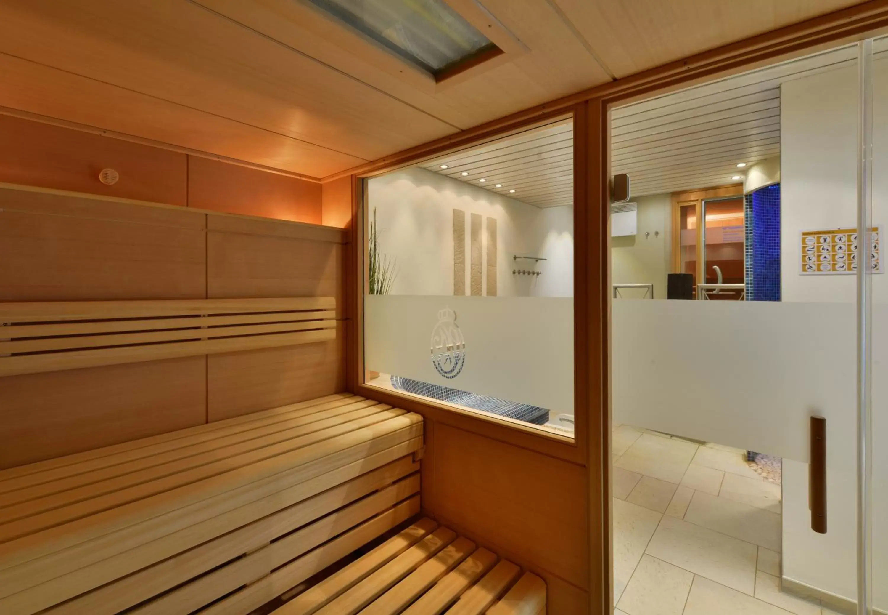 Sauna in Hotel Caroline Mathilde