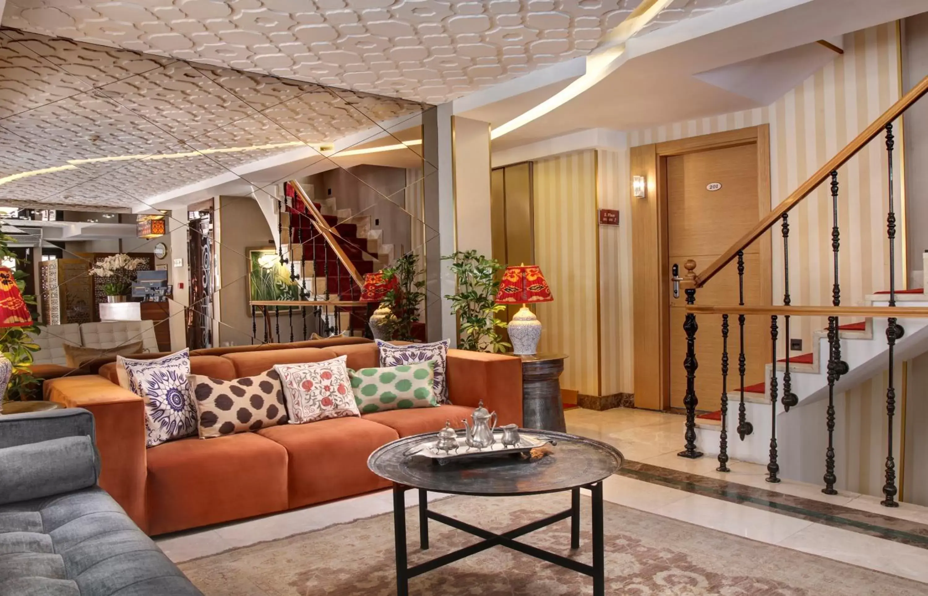 Lobby or reception, Lobby/Reception in Almina Hotel - Special Class