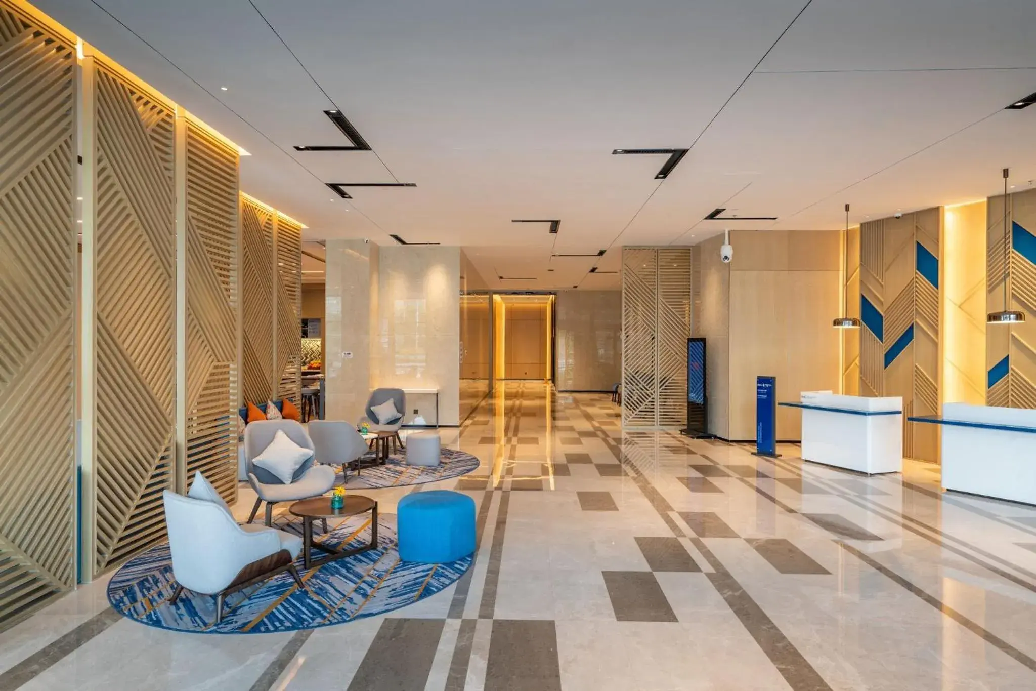 Property building, Lobby/Reception in Holiday Inn Express Lanzhou New Area, an IHG Hotel