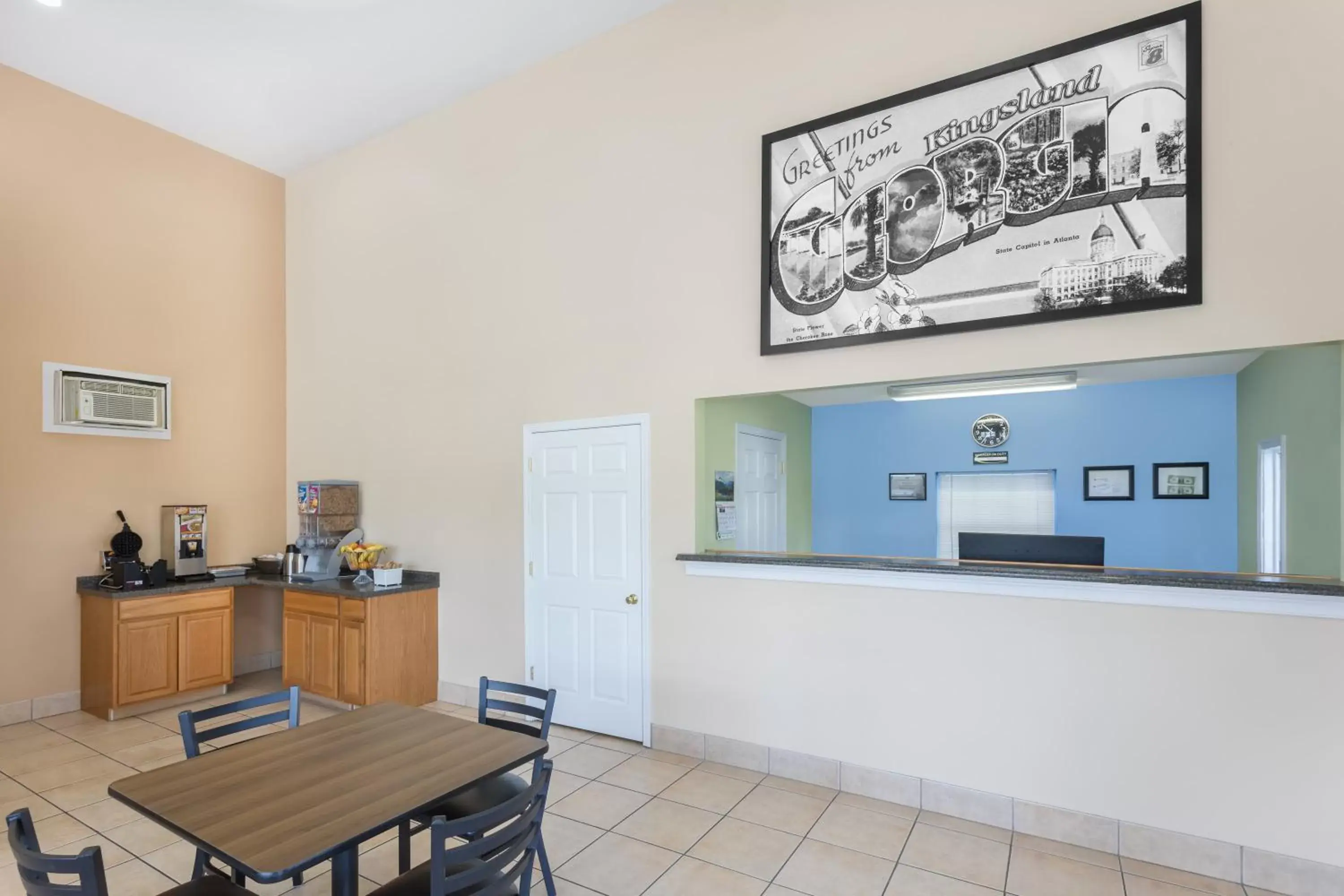 Lobby or reception in Super 8 By Wyndham Kingsland I-95 Naval Base Area Lobby or reception in Super 8 By Wyndham Kingsland I-95 Naval Base Area