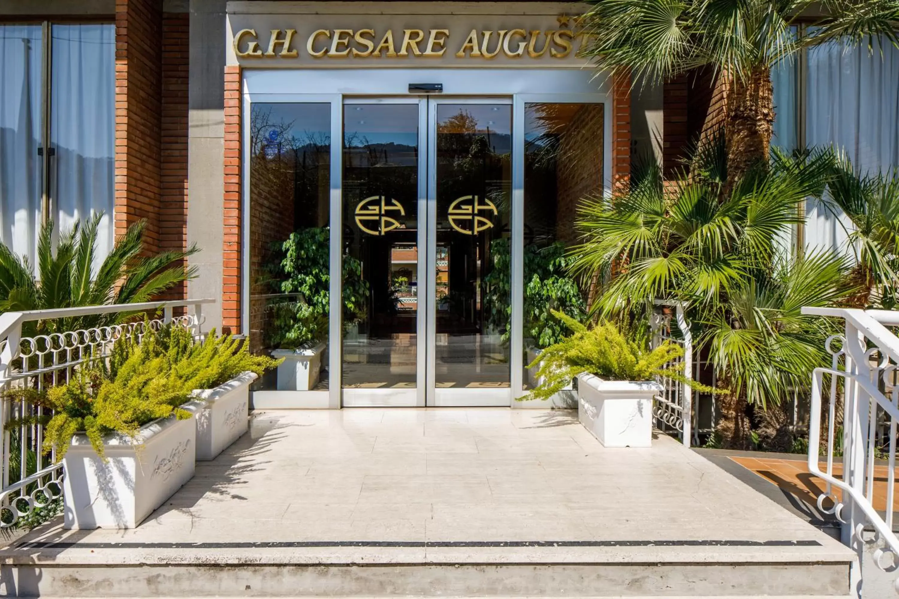 Property building in Grand Hotel Cesare Augusto Property building in Grand Hotel Cesare Augusto