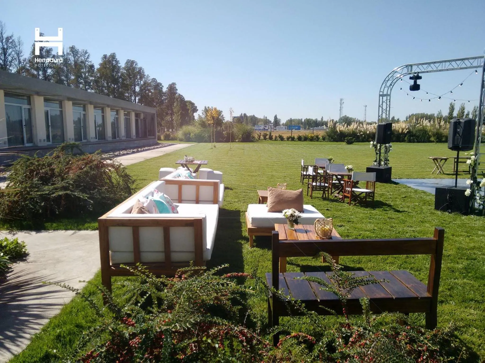 Patio in Herradura Hotel Suites