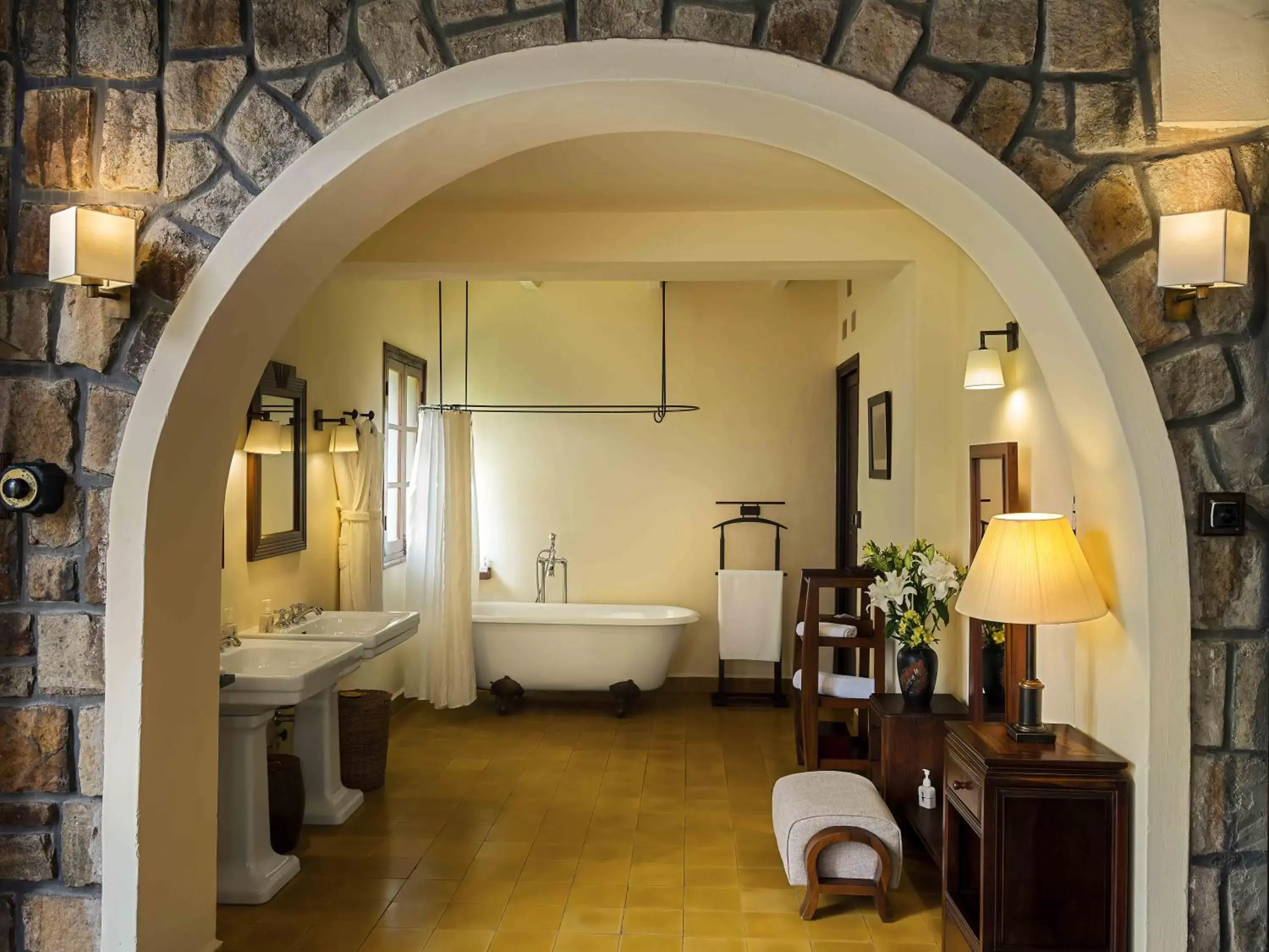 Bath, Bathroom in Ana Mandara Villas Dalat Resort & Spa