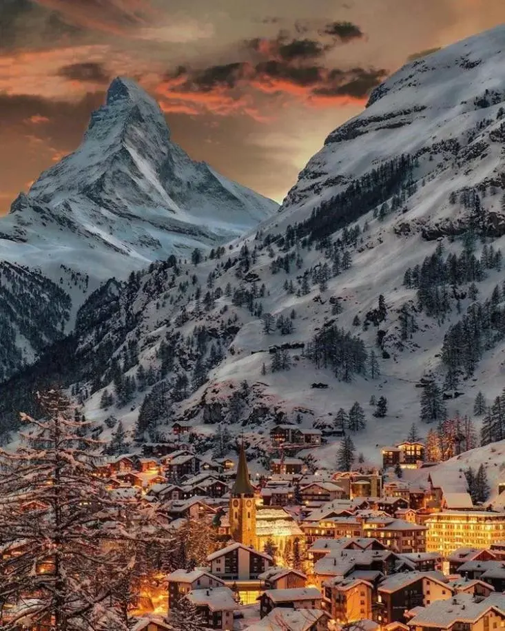 Winter in Grand Hotel Zermatterhof