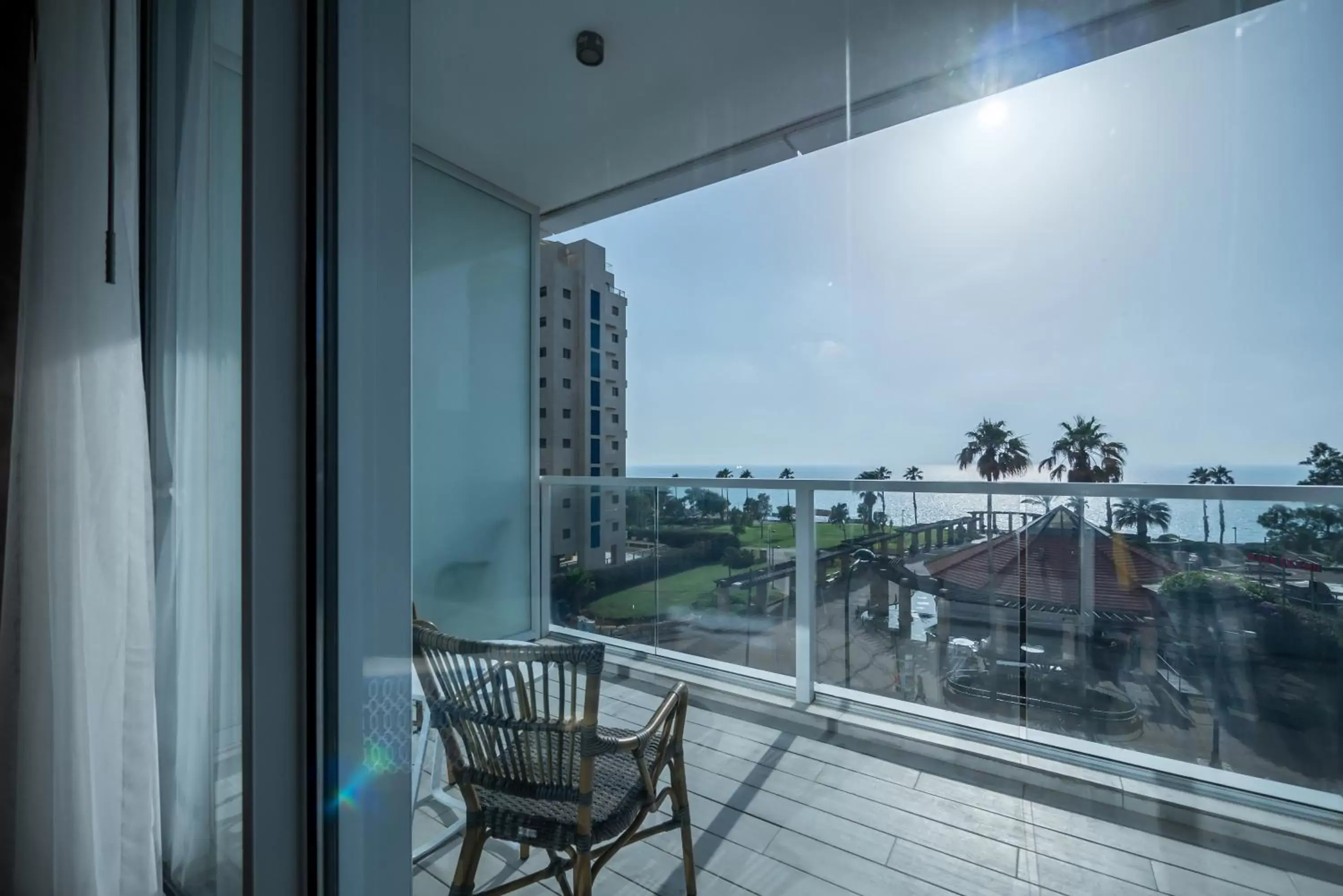 Balcony/Terrace in David Tower Hotel Netanya by Prima Hotels - 16 Plus