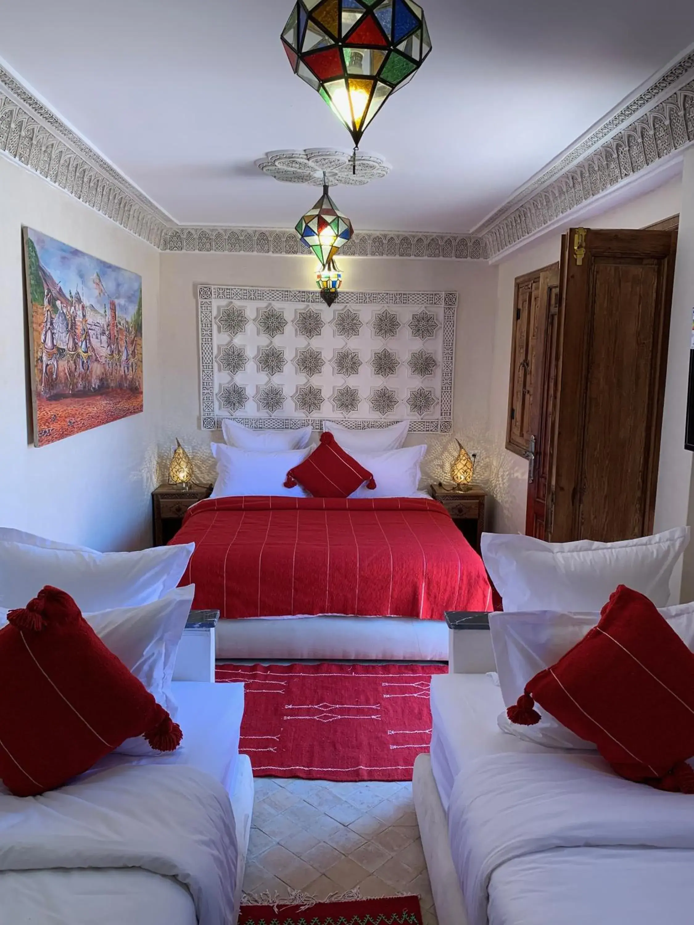 Bed in Riad Abaka hotel & boutique