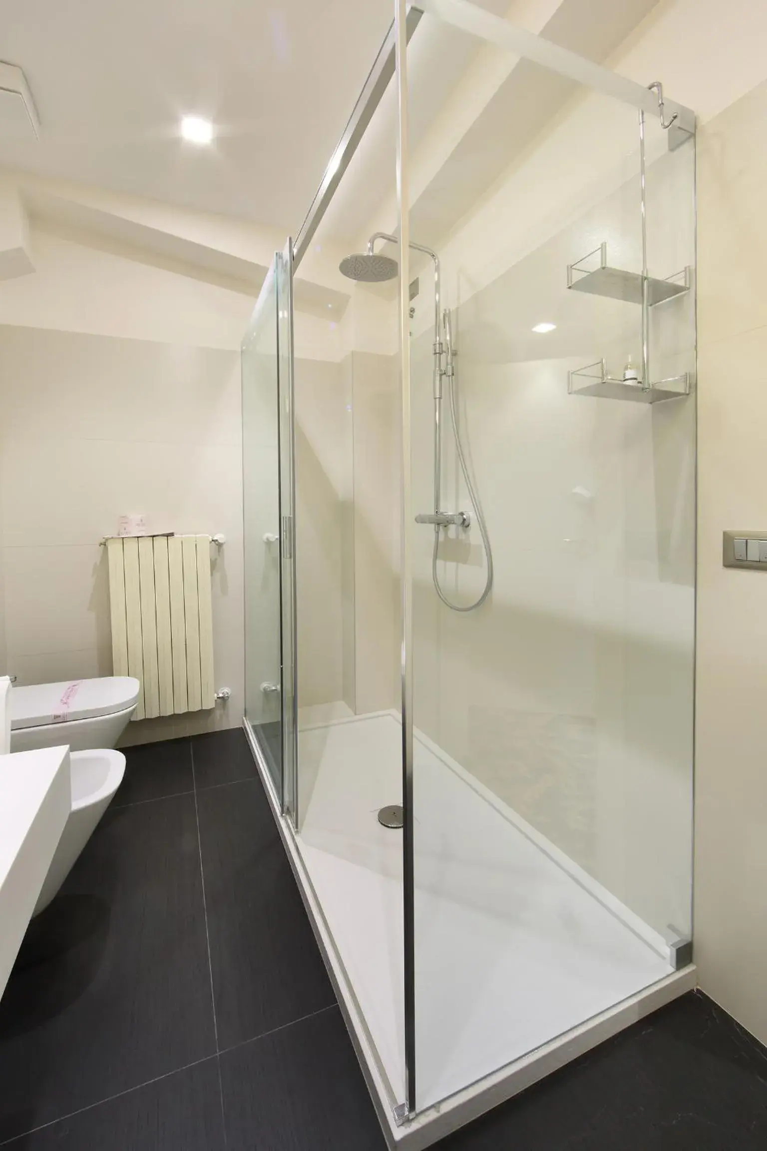 Shower, Bathroom in Hotel Doriguzzi