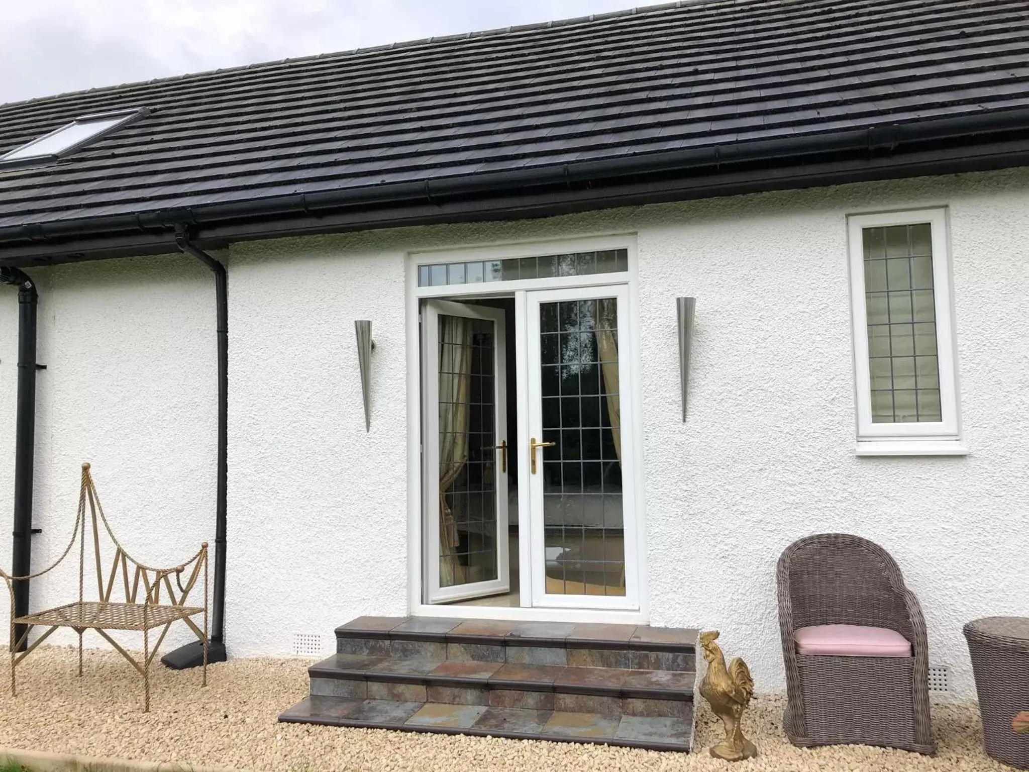 Patio in Retreat at The Knowe Auchincruive Estate