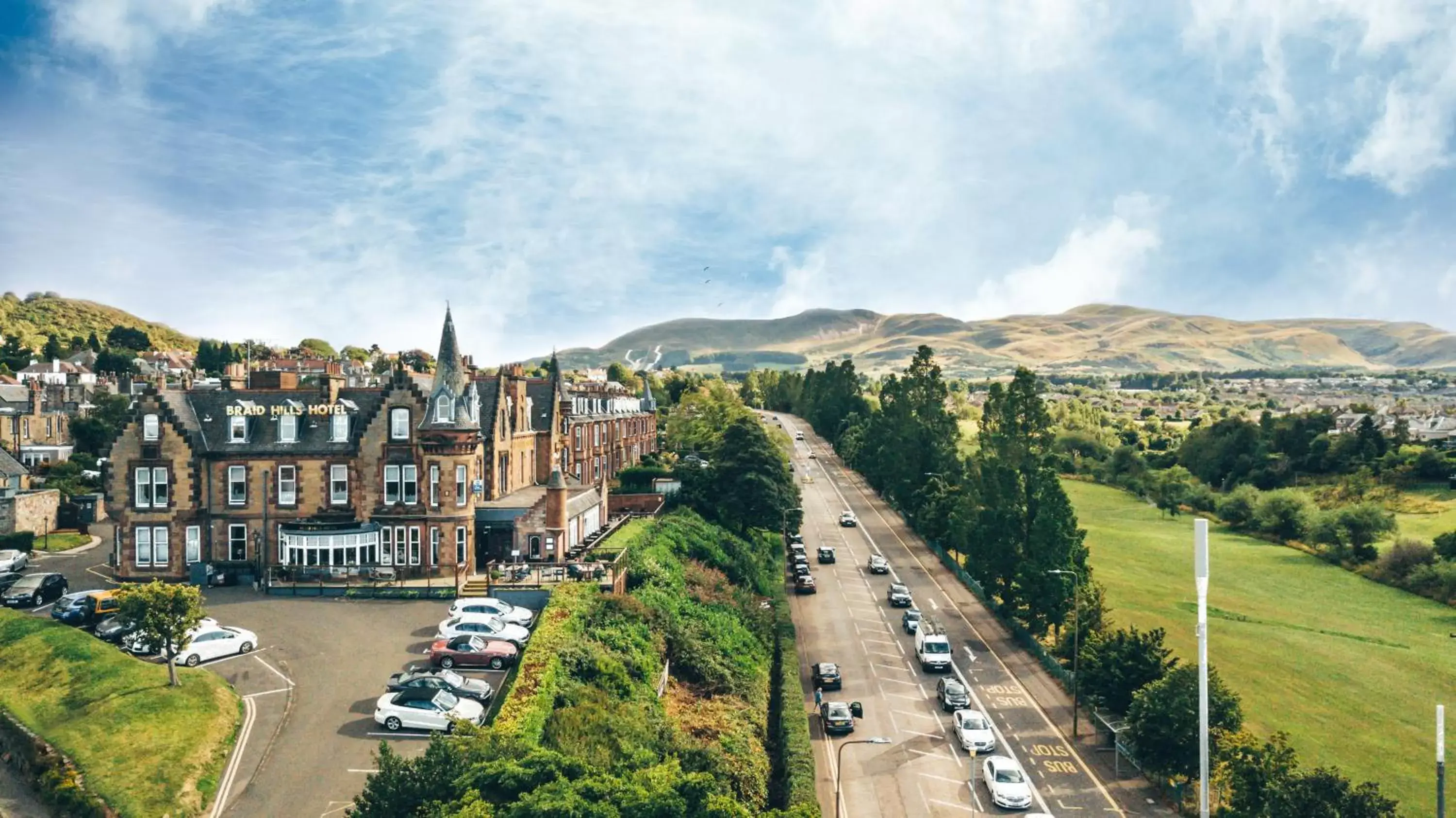 Bird's eye view in Braid Hills Hotel