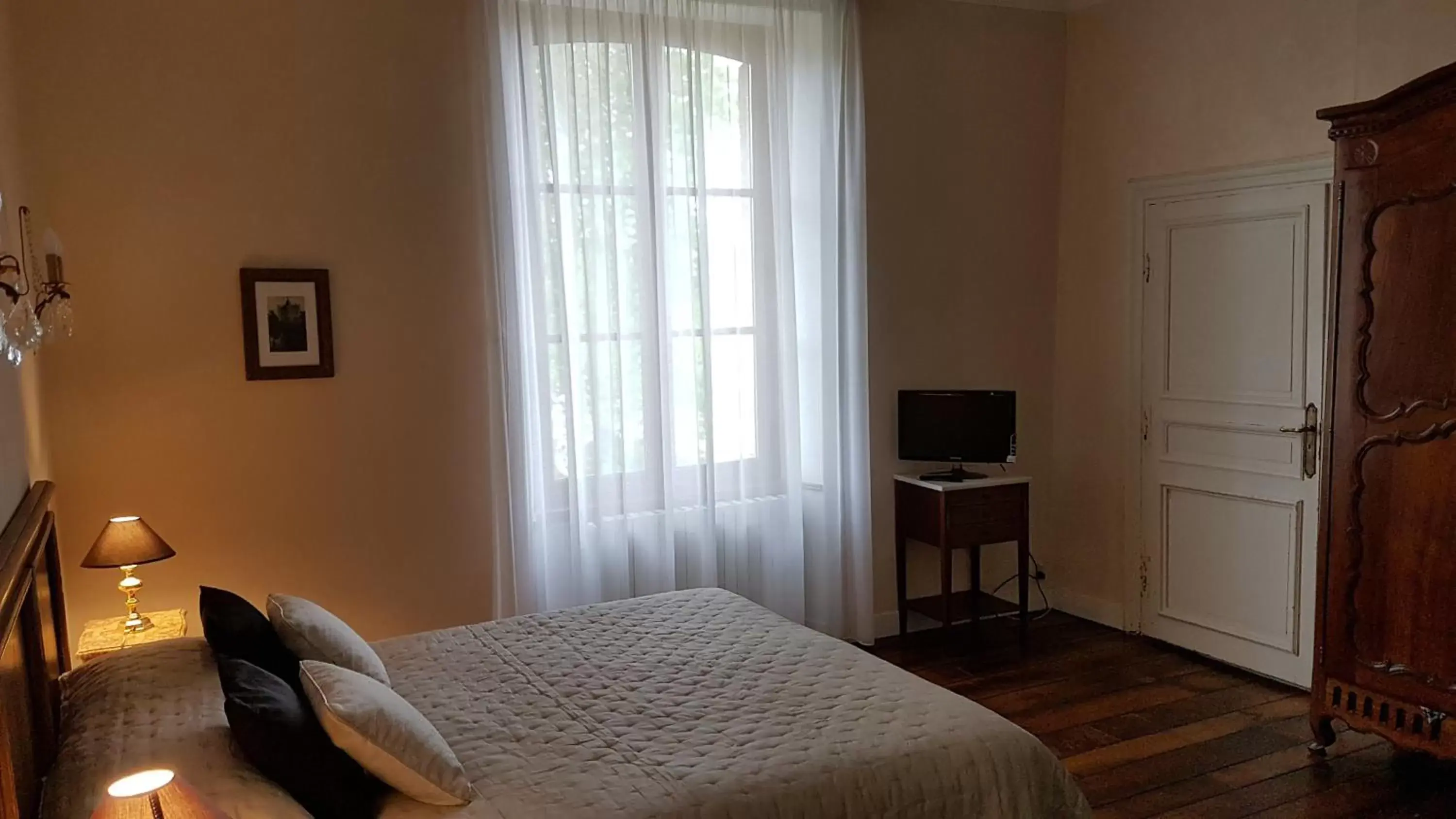 Bedroom, Bed in Le Manoir de la Bigotière