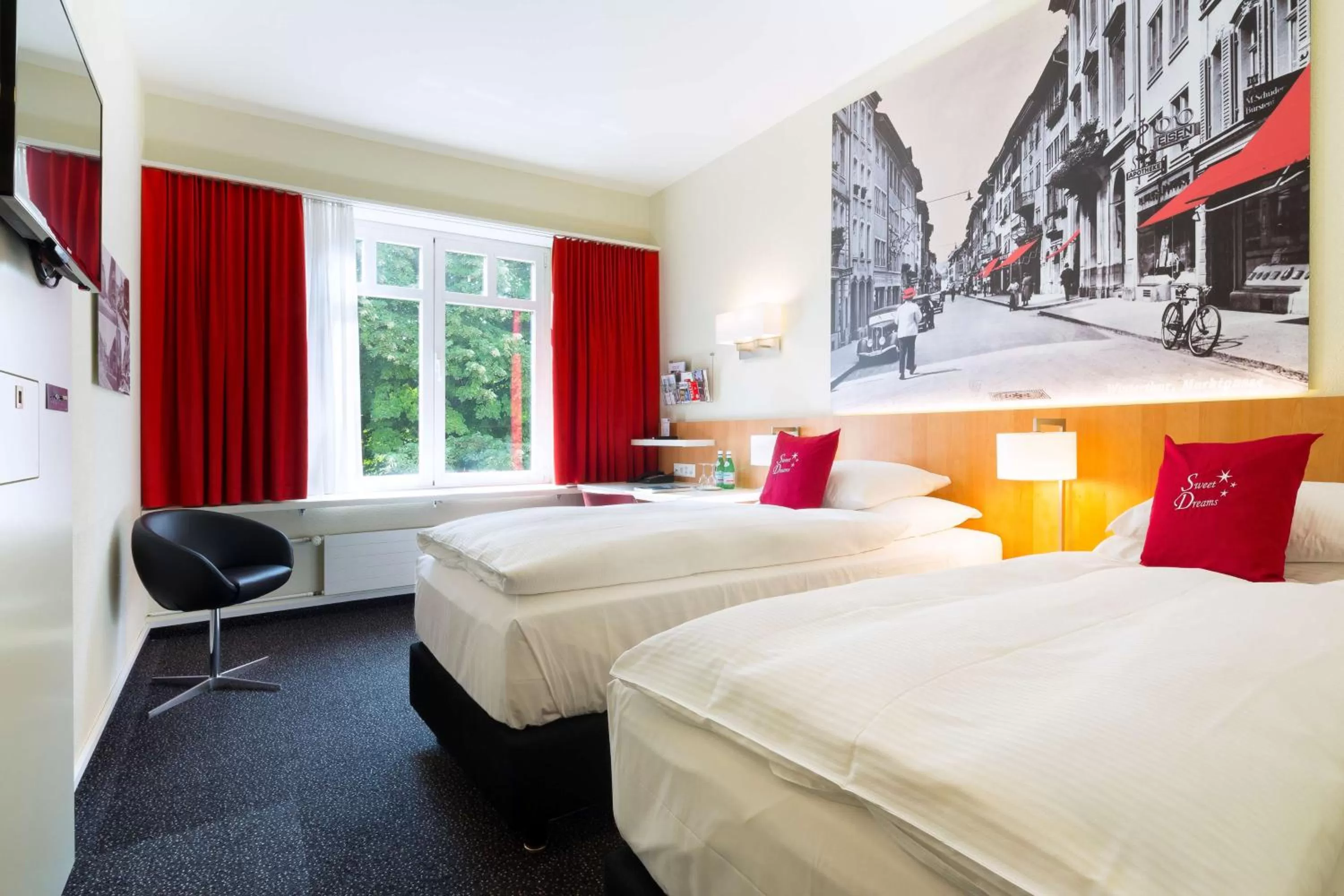 Photo of the whole room, Bed in Hotel Wartmann am Bahnhof