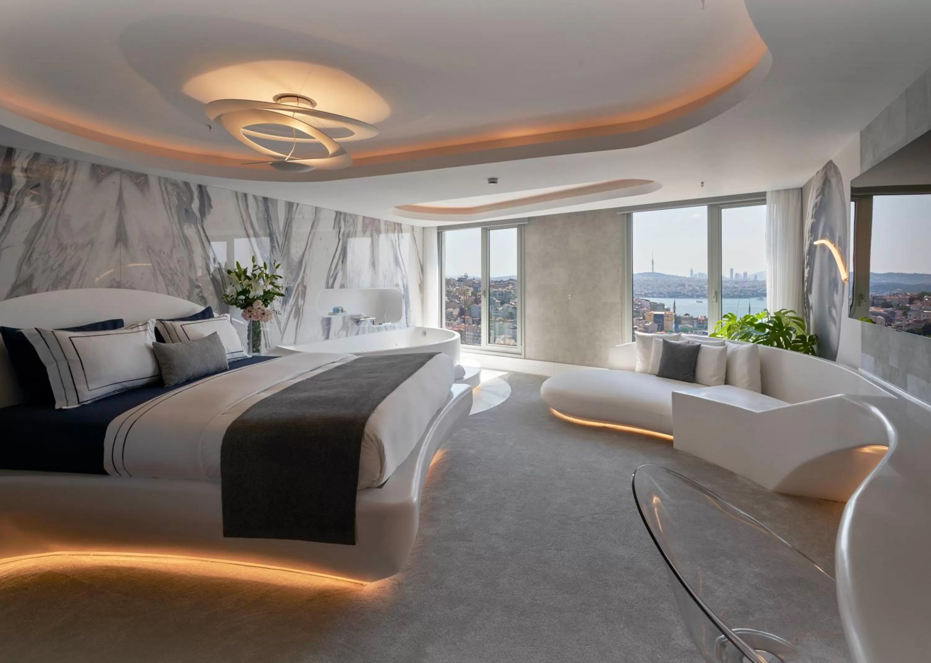 Bedroom, Bed in Richmond Istanbul