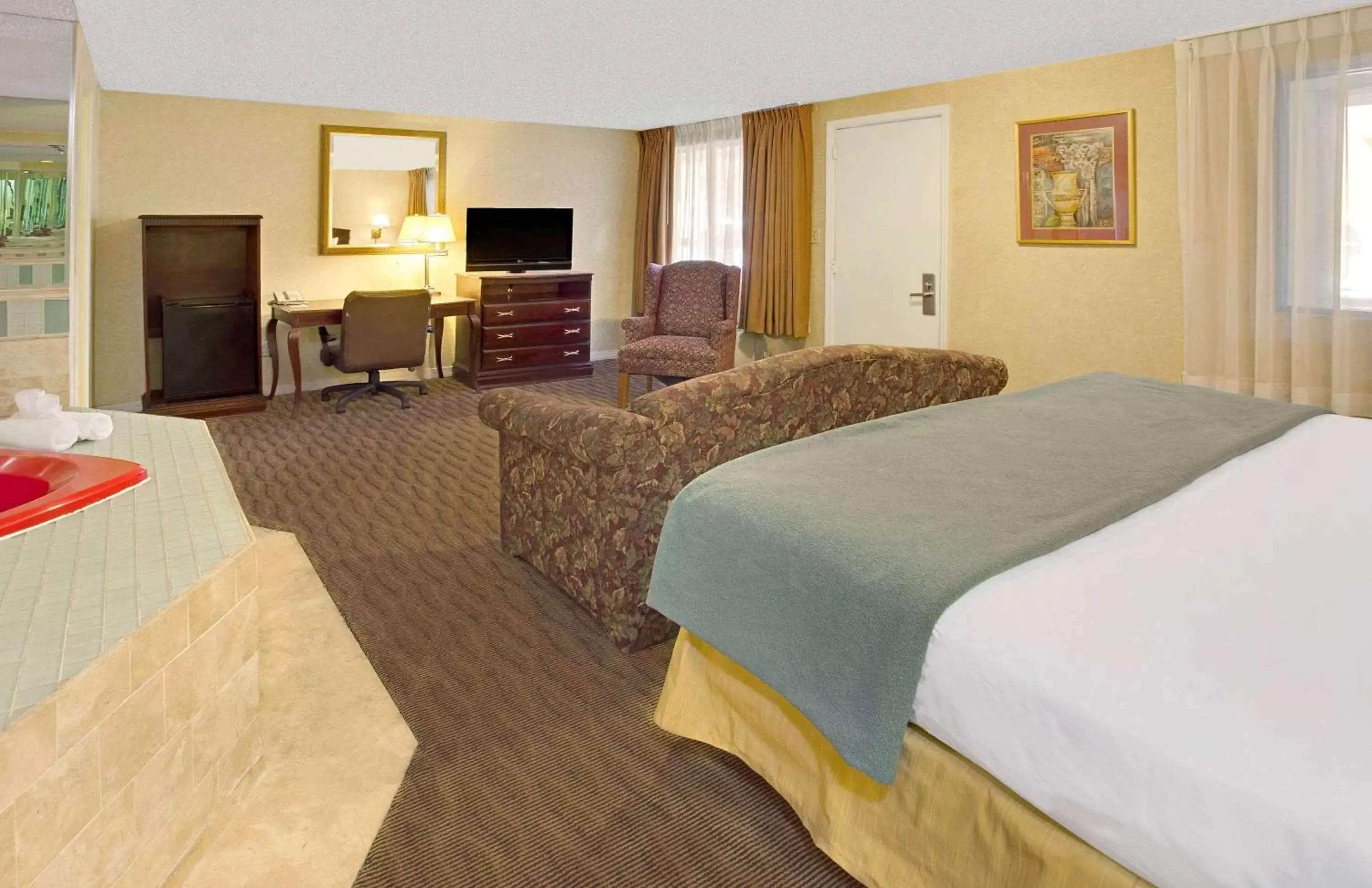 Bed in Days Inn by Wyndham Silver Spring