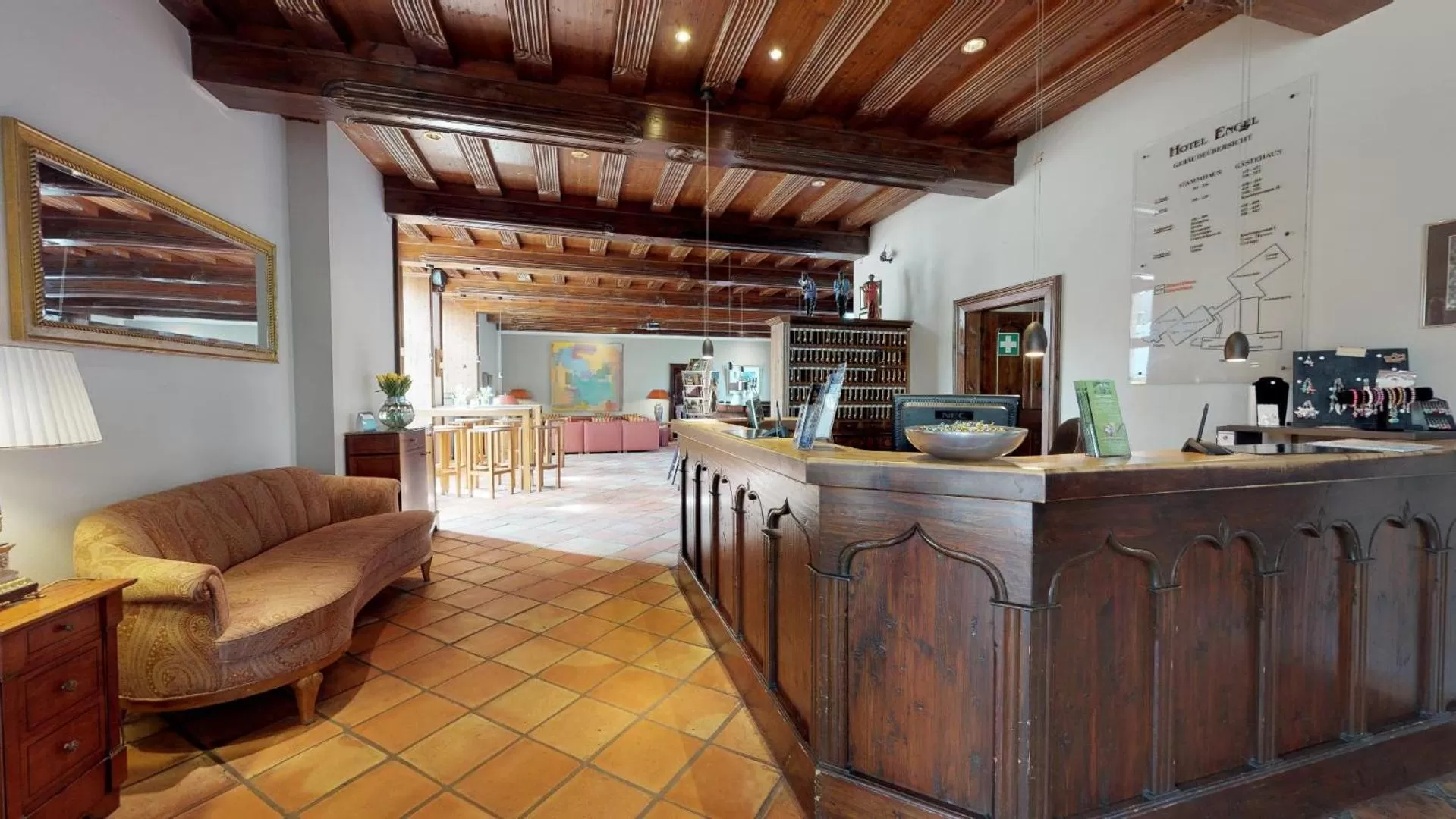 Lobby or reception in Hotel Engel