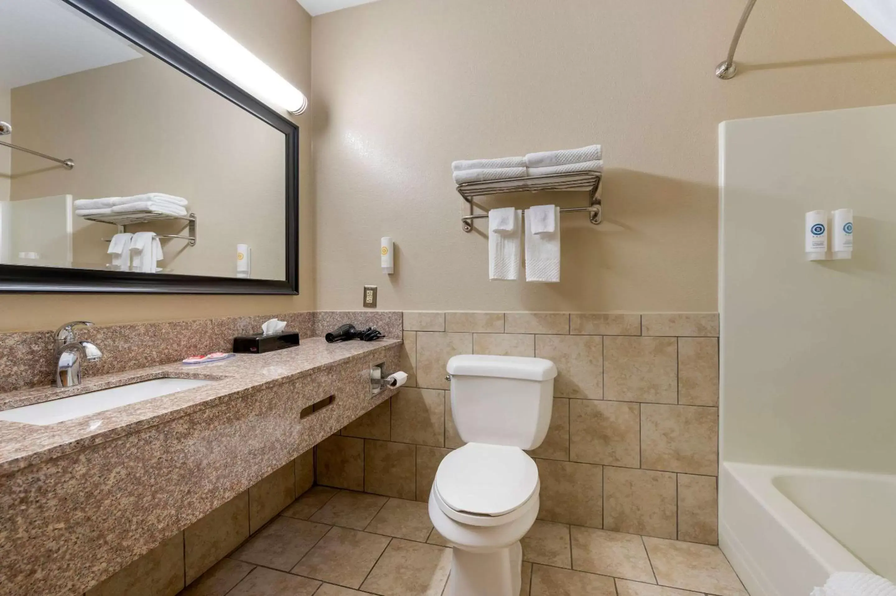 Bedroom, Bathroom in Econo Lodge Shelbyville